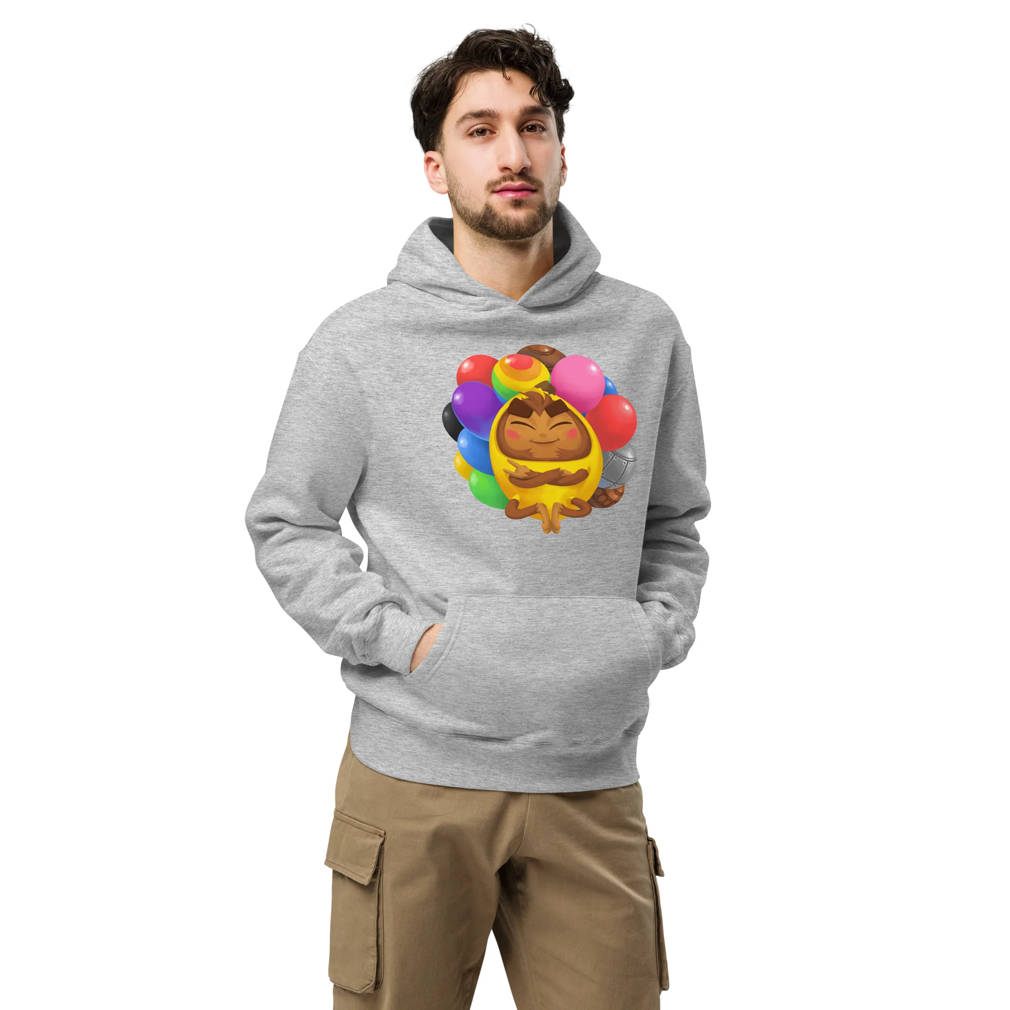 Cool Banana Monkey Premium Oversized Hoodie (Unisex) - Image 4