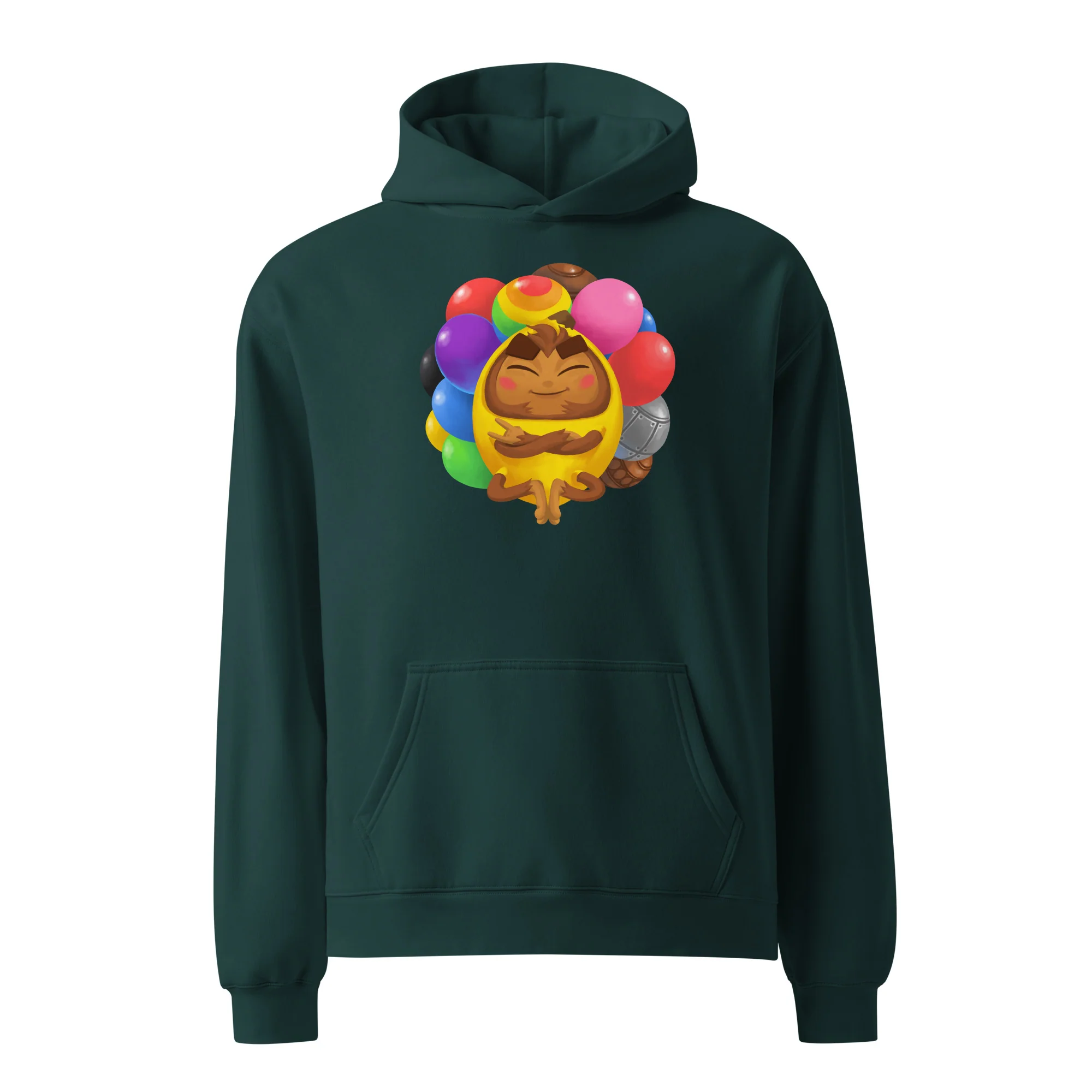 Cool Banana Monkey Premium Oversized Hoodie (Unisex) - Image 6