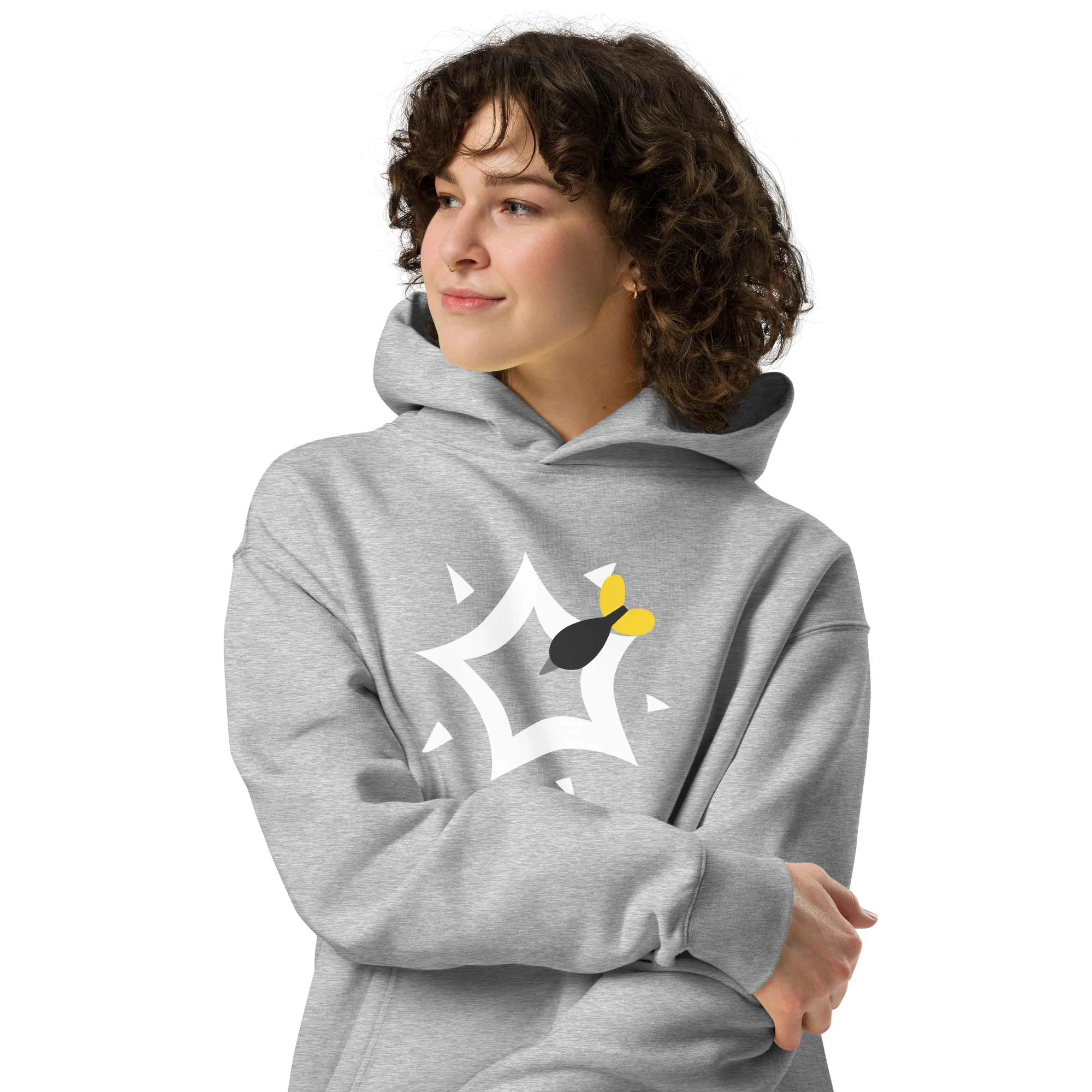 Dart Pop Premium Oversized Hoodie (Unisex) - Image 3