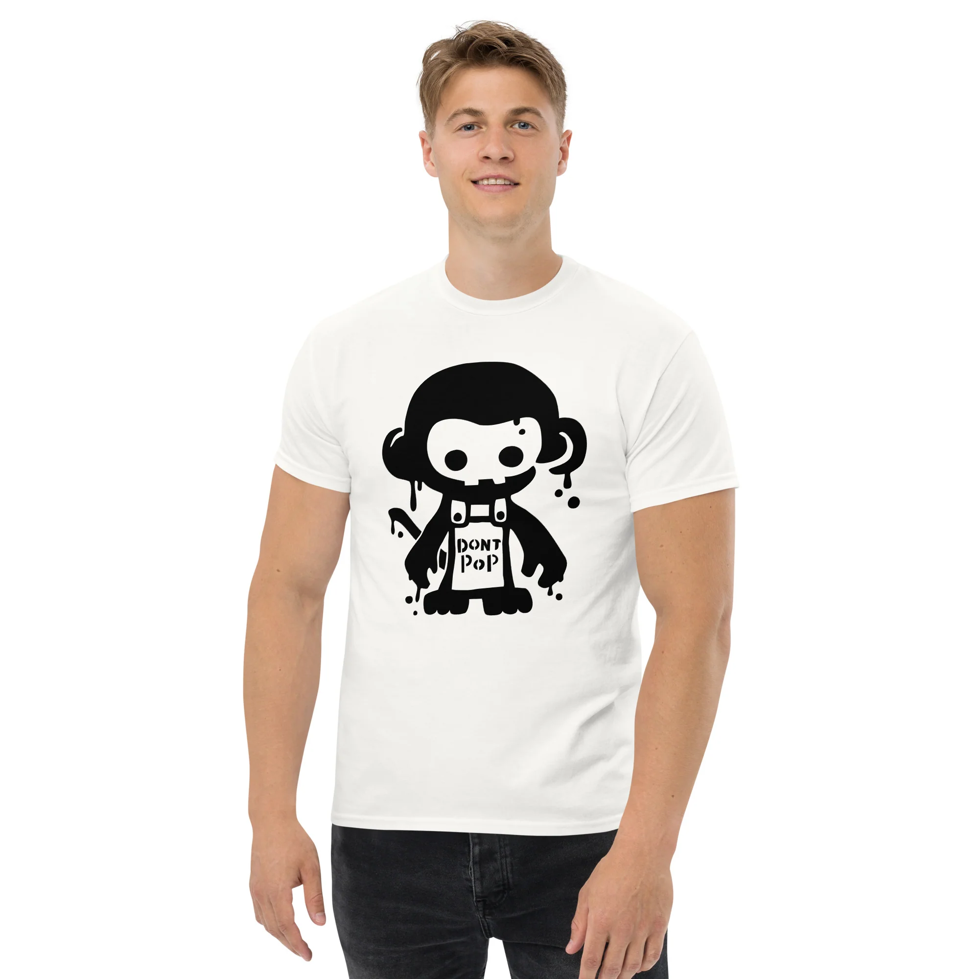 Don't Pop Classic Shirt (Men's - Gildan) - Image 3