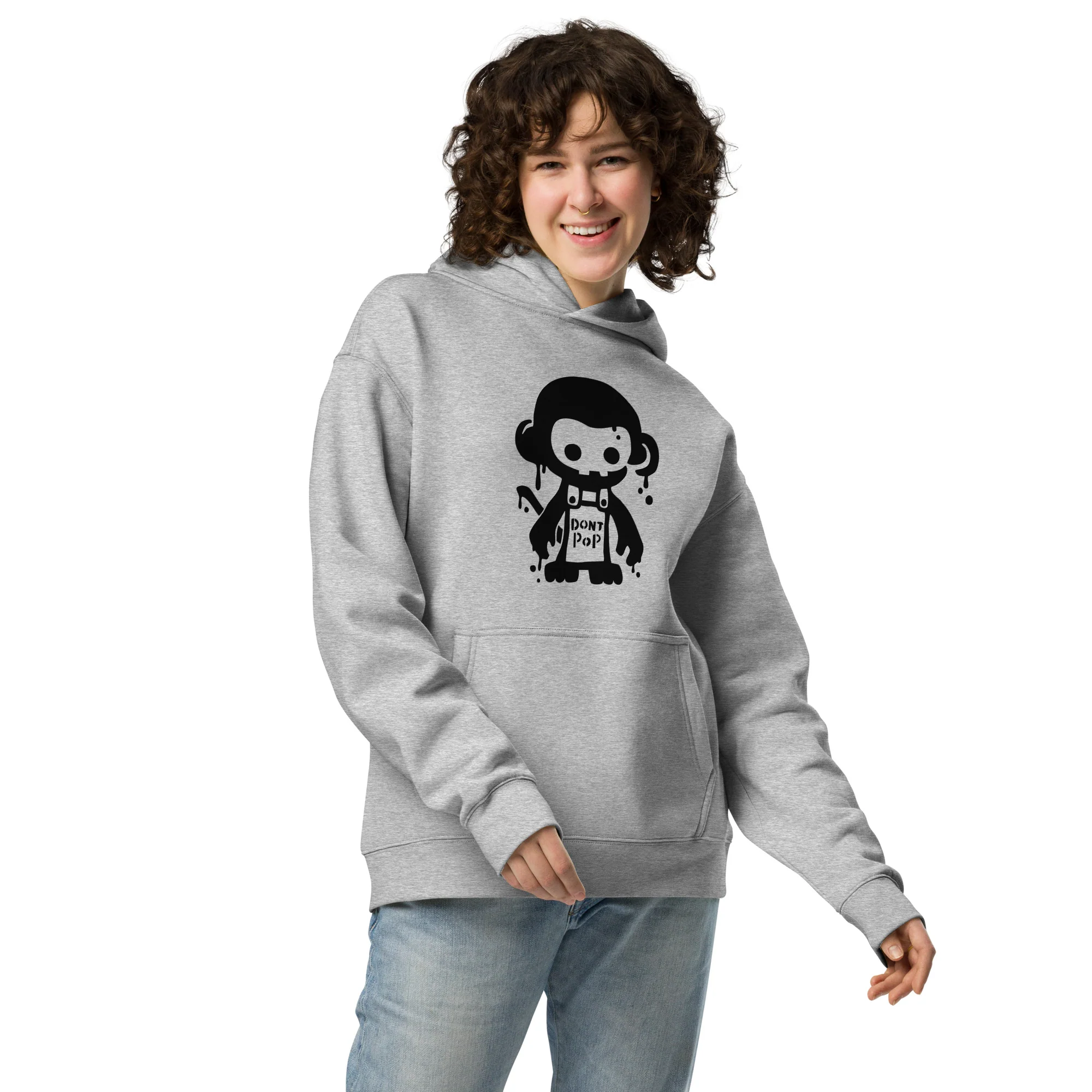 Don't Pop Premium Oversized Hoodie (Unisex) - Image 3