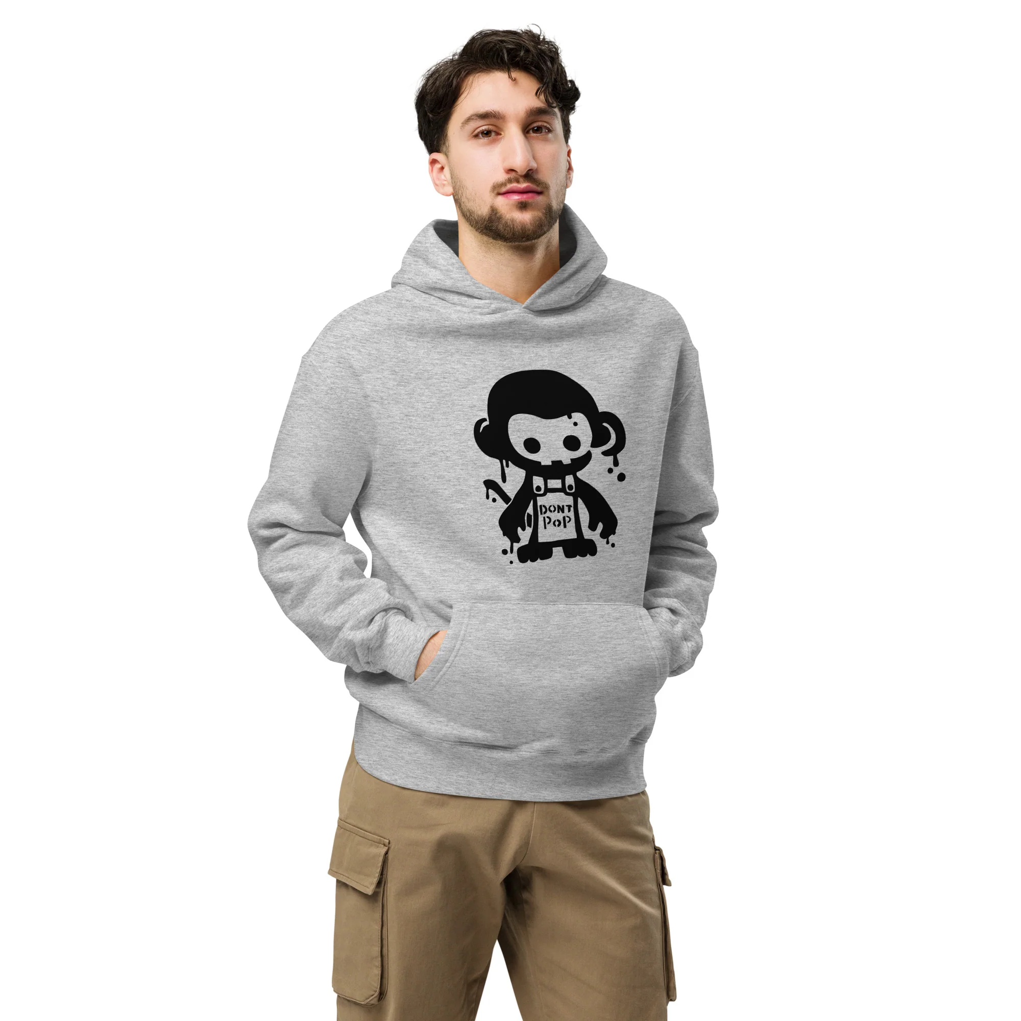 Don't Pop Premium Oversized Hoodie (Unisex) - Image 4