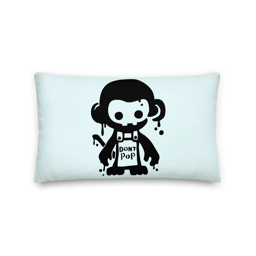 Don't Pop Premium Pillow - Image 3