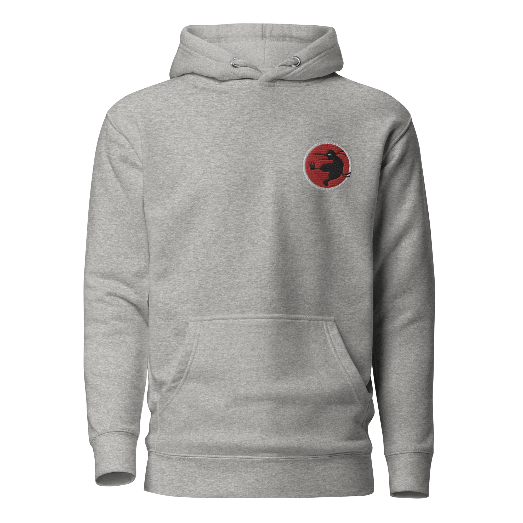 Embroidered Ninja Kiwi Logo Hoodie (Unisex) - Image 7