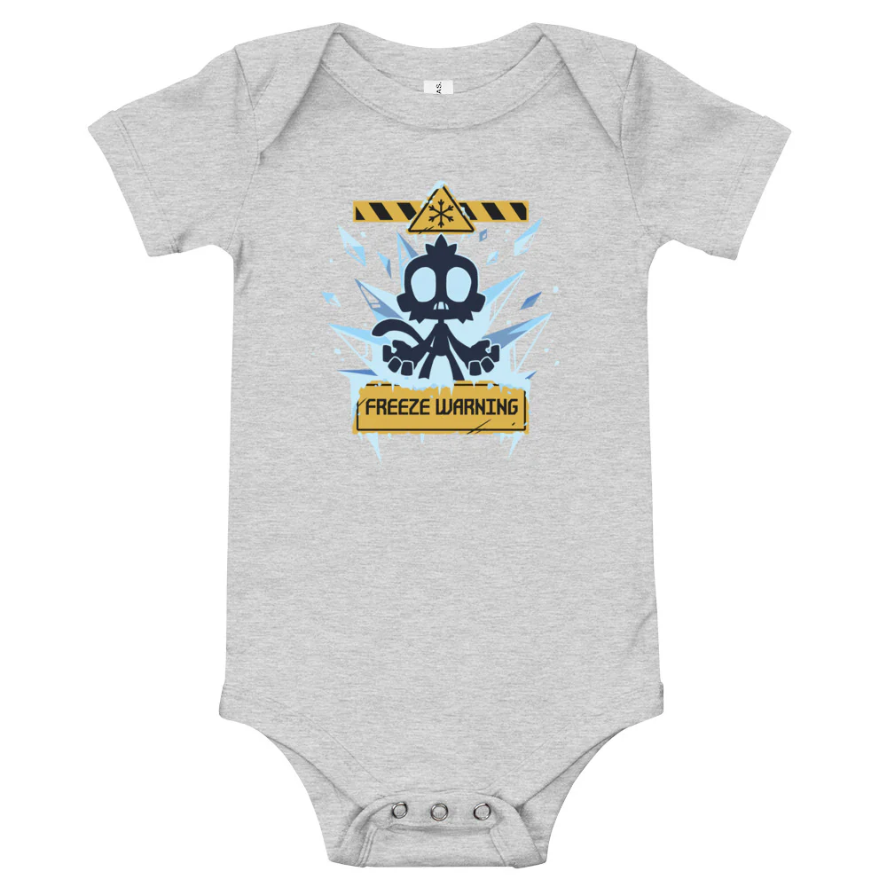 Freeze Warning Baby Bodysuit - Image 3
