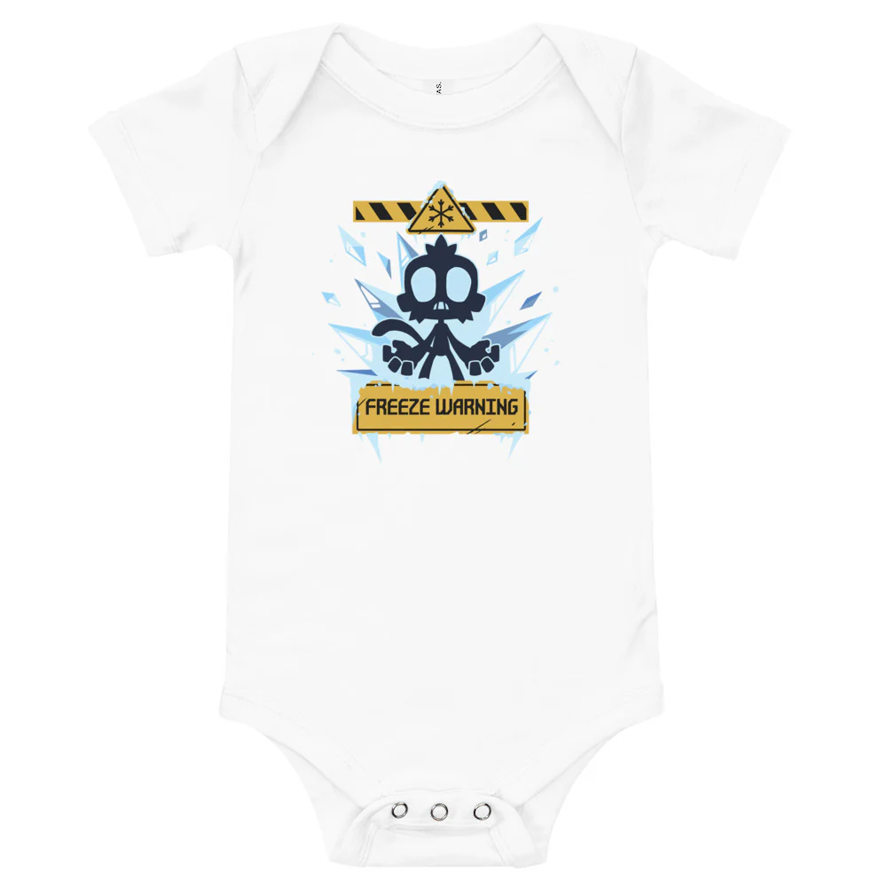 Freeze Warning Baby Bodysuit - Image 4