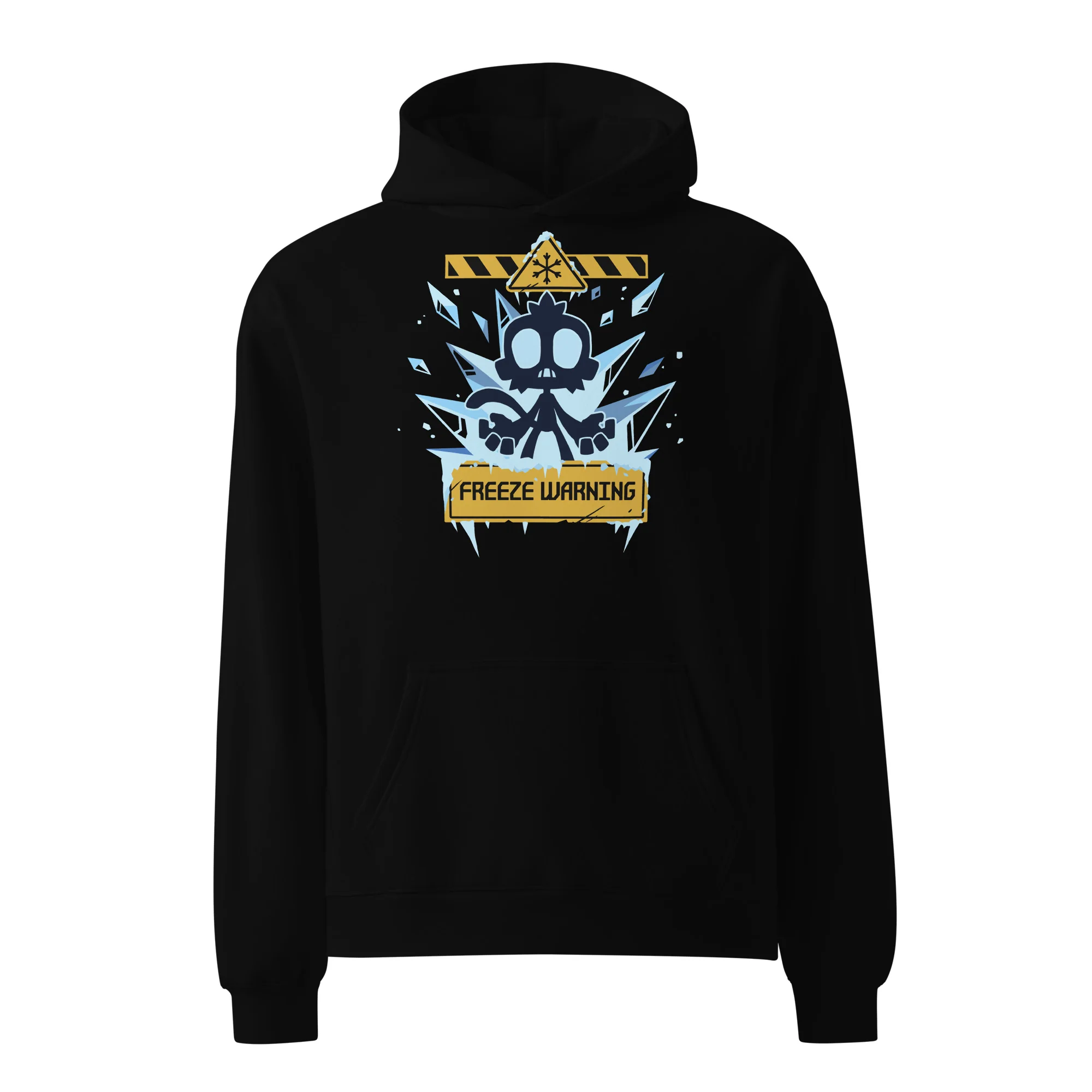 Freeze Warning Premium Oversized Hoodie (Unisex) - Image 6