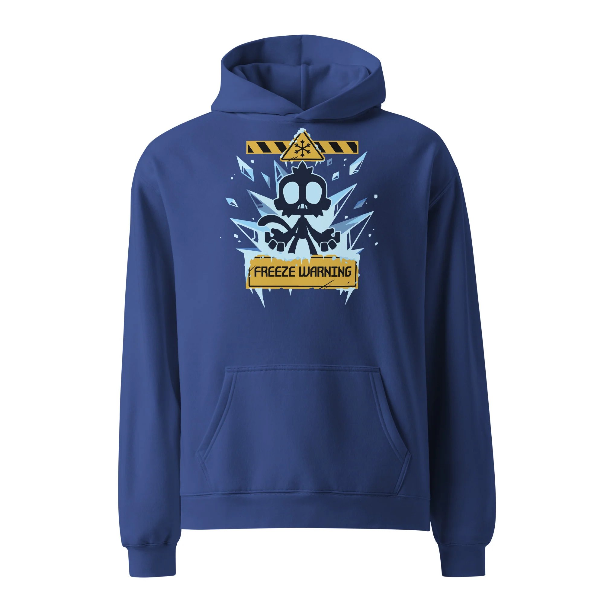Freeze Warning Premium Oversized Hoodie (Unisex) - Image 8