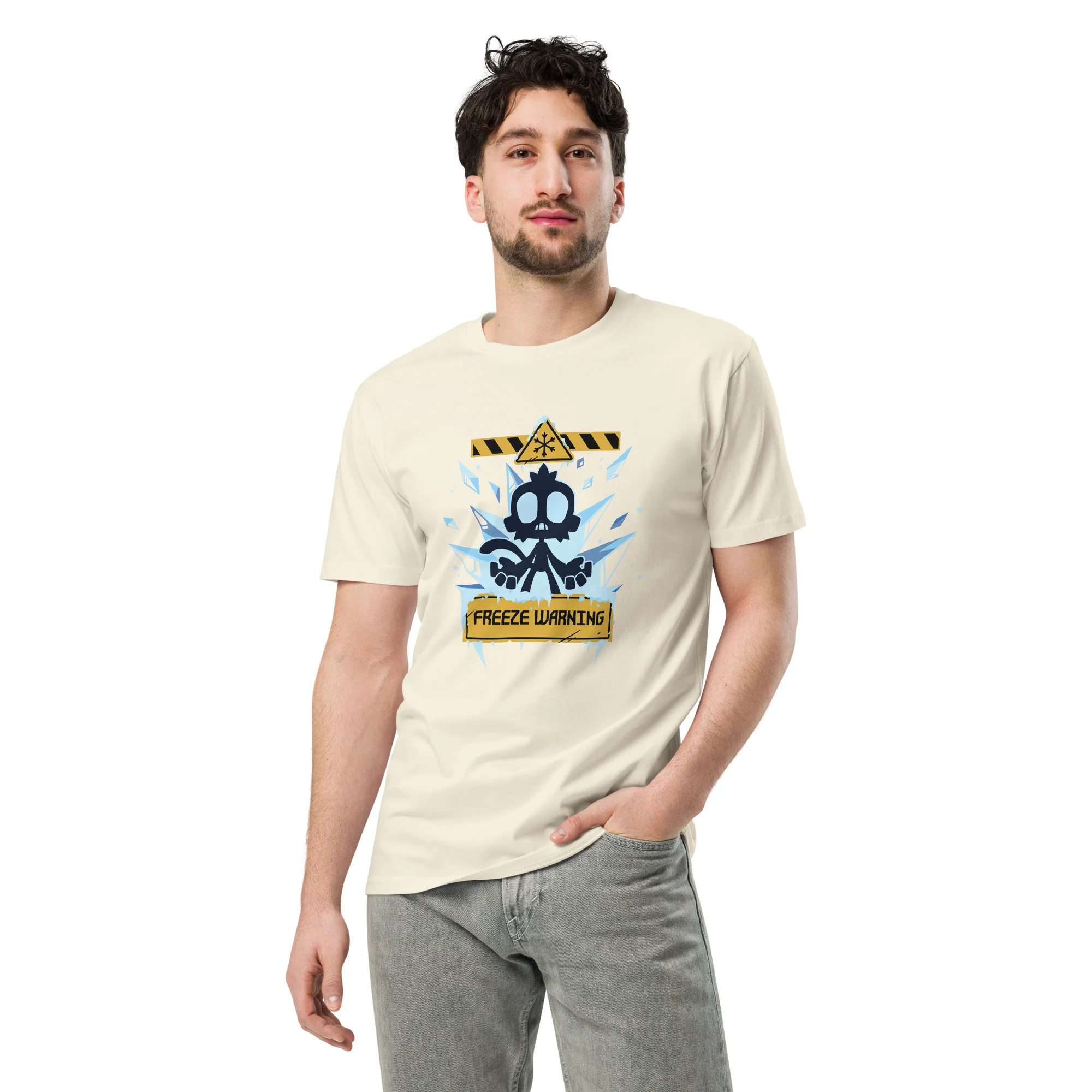 Freeze Warning Premium Shirt (Unisex) - Image 3