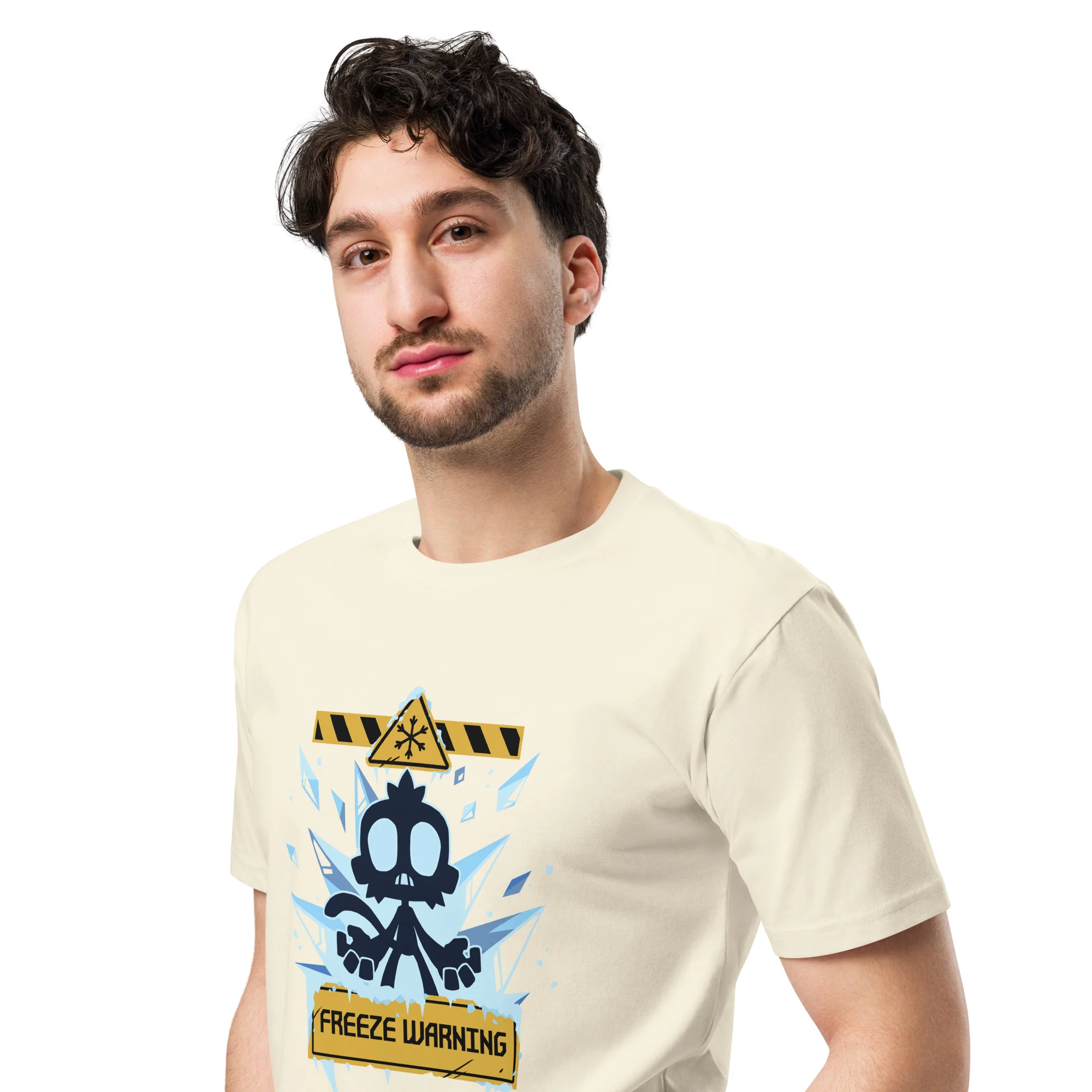 Freeze Warning Premium Shirt (Unisex) - Image 5