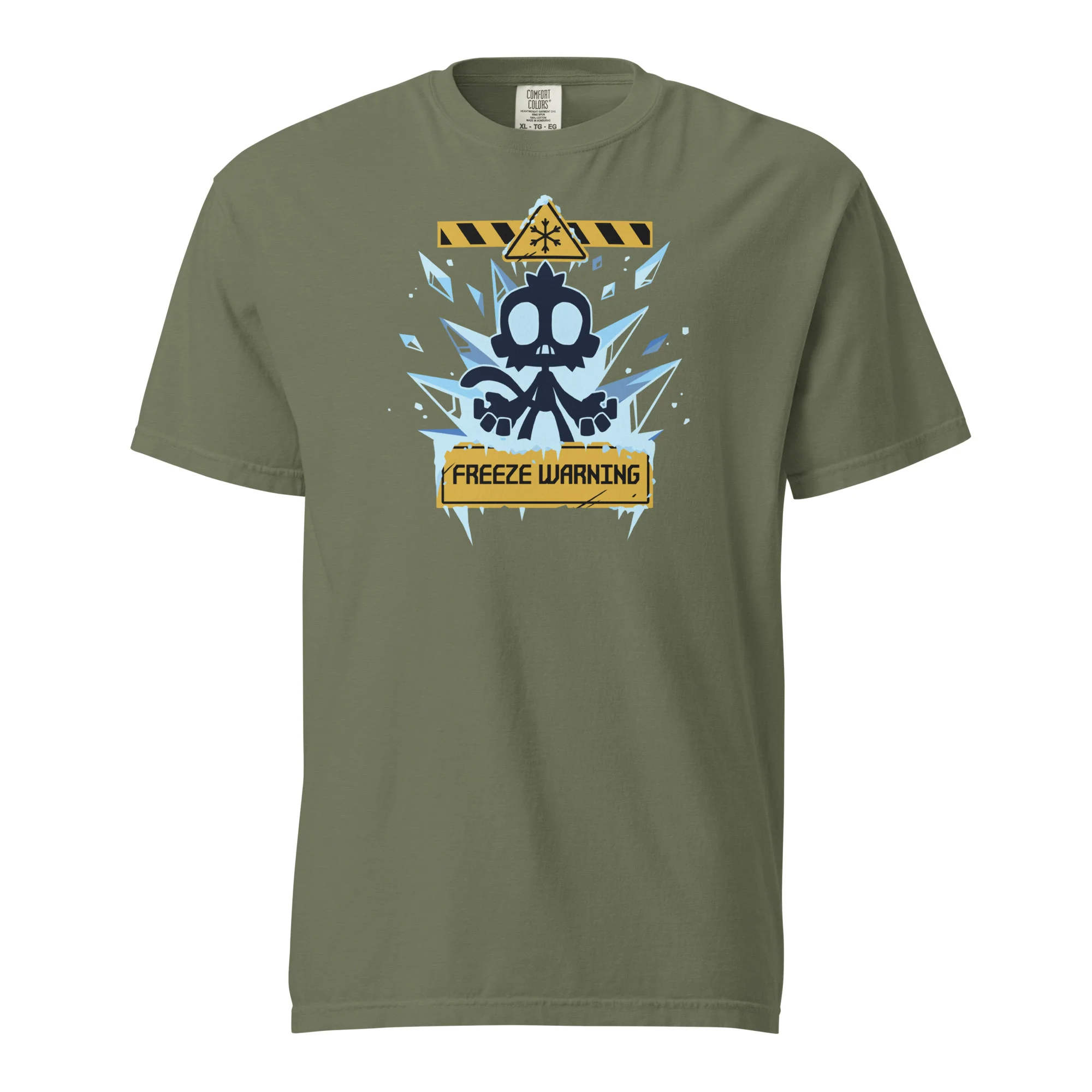 Freeze Warning Standard Issue Shirt (Unisex) - Image 9