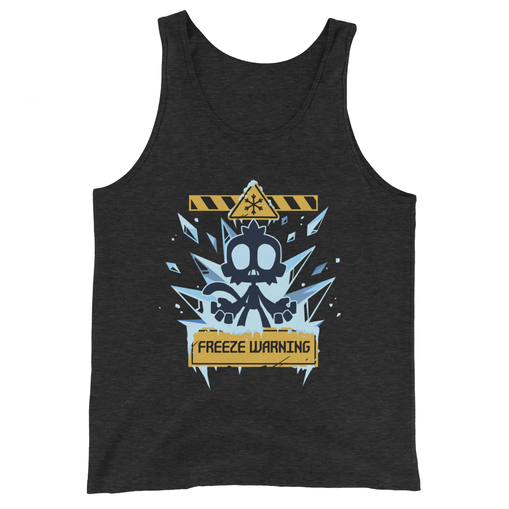 Freeze Warning Tank Top (Unisex) - Image 5