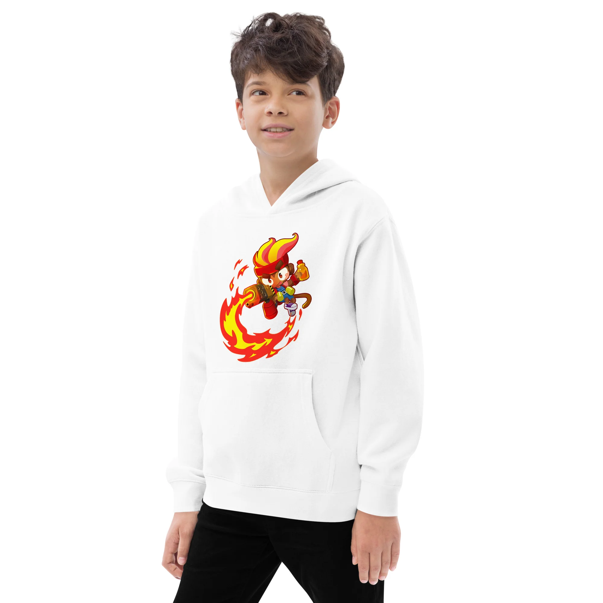 Gwendolin Fire Fleece Hoodie (Kids/Youth) - Image 16