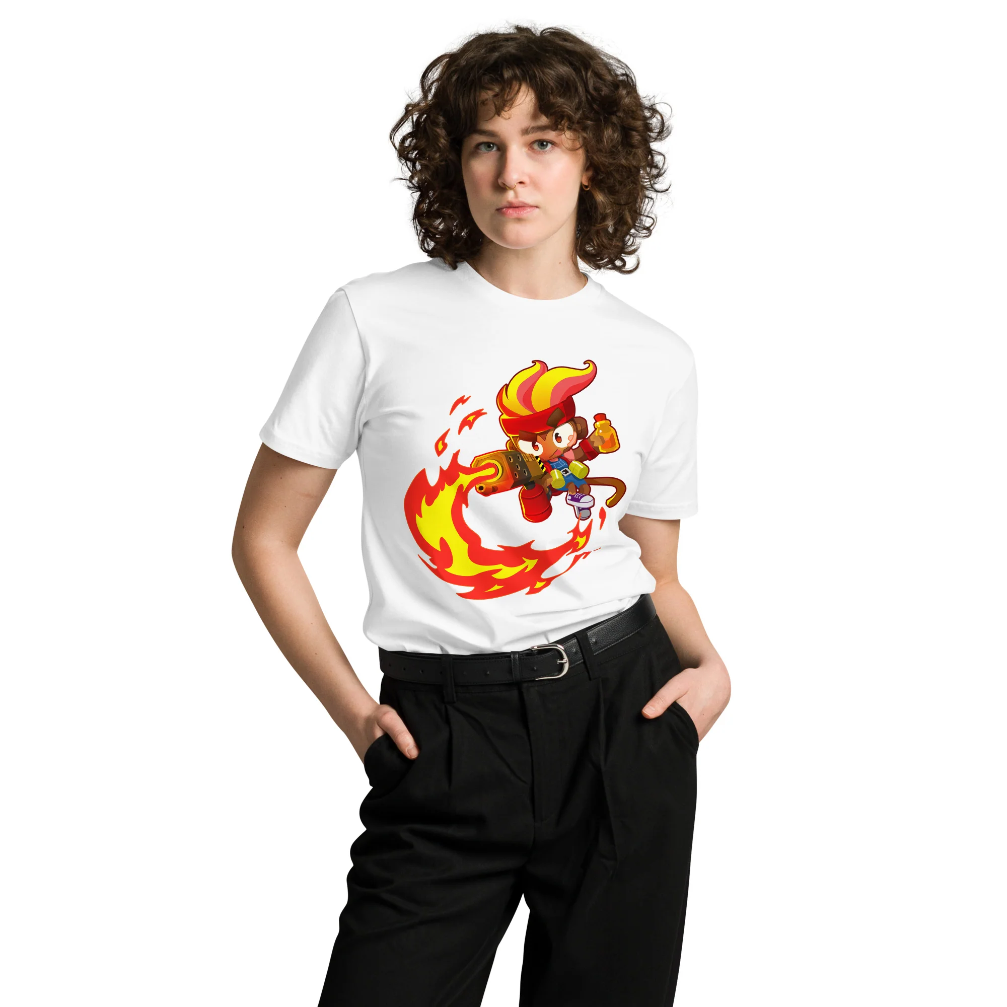 Gwendolin Fire Premium Shirt (Unisex) - Image 4