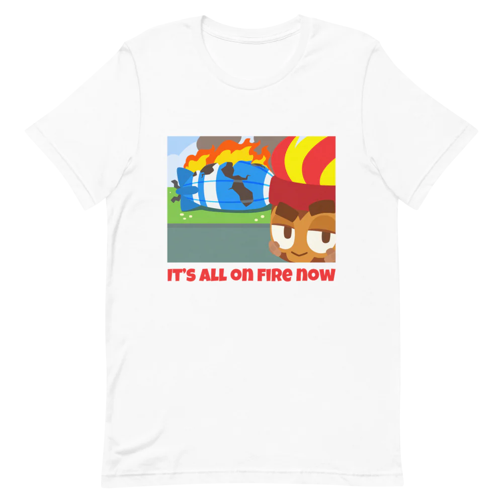 It's All On Fire Now Shirt (Unisex) - Image 4