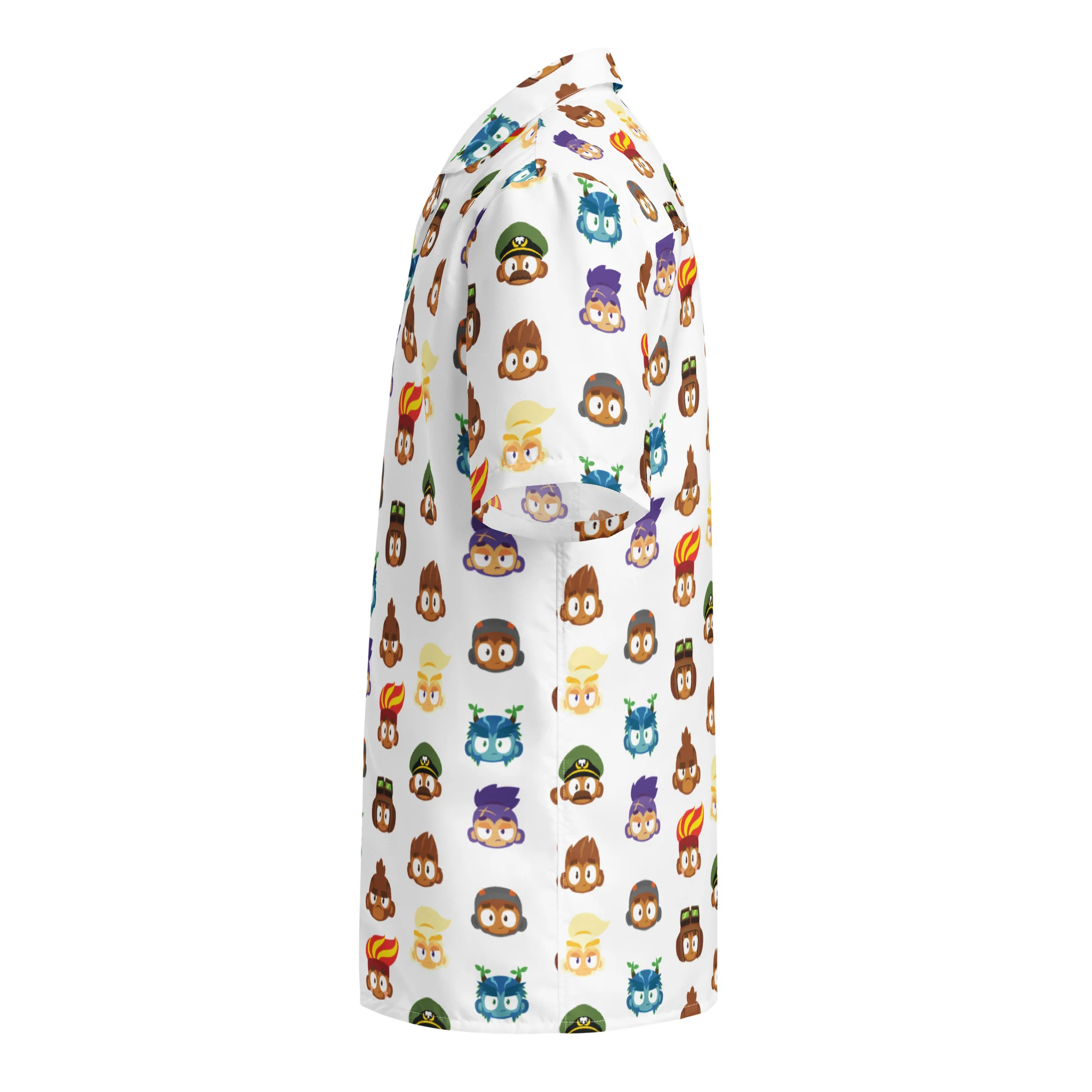Hero Heads Button Shirt - White (Unisex) - Image 15