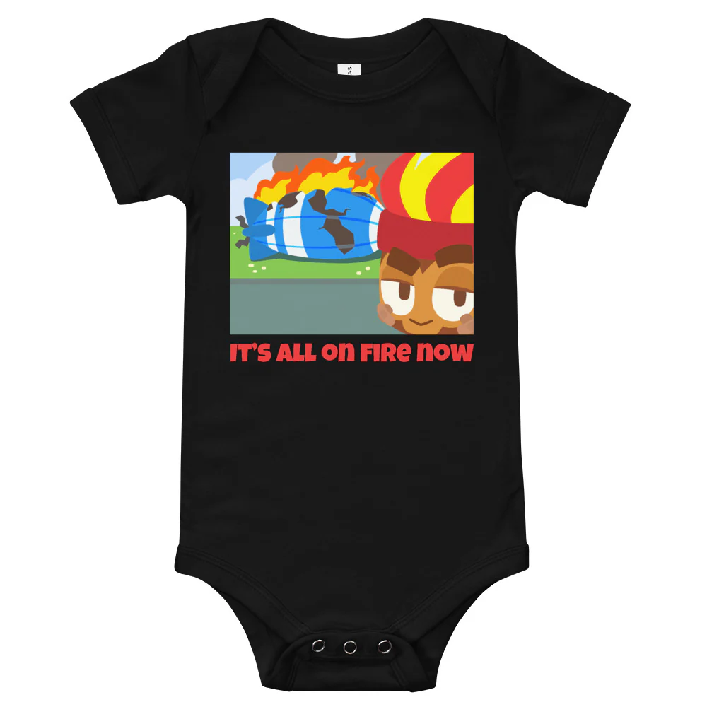 It's All On Fire Now Baby Bodysuit - Image 3