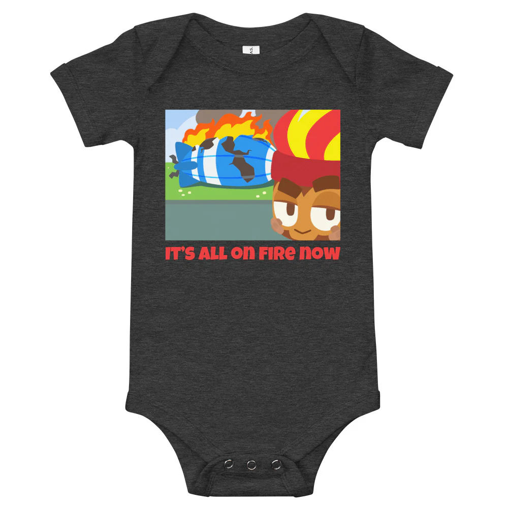 It's All On Fire Now Baby Bodysuit - Image 4