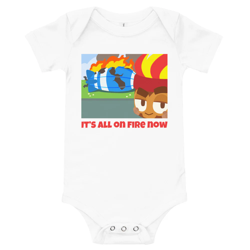 It's All On Fire Now Baby Bodysuit - Image 6