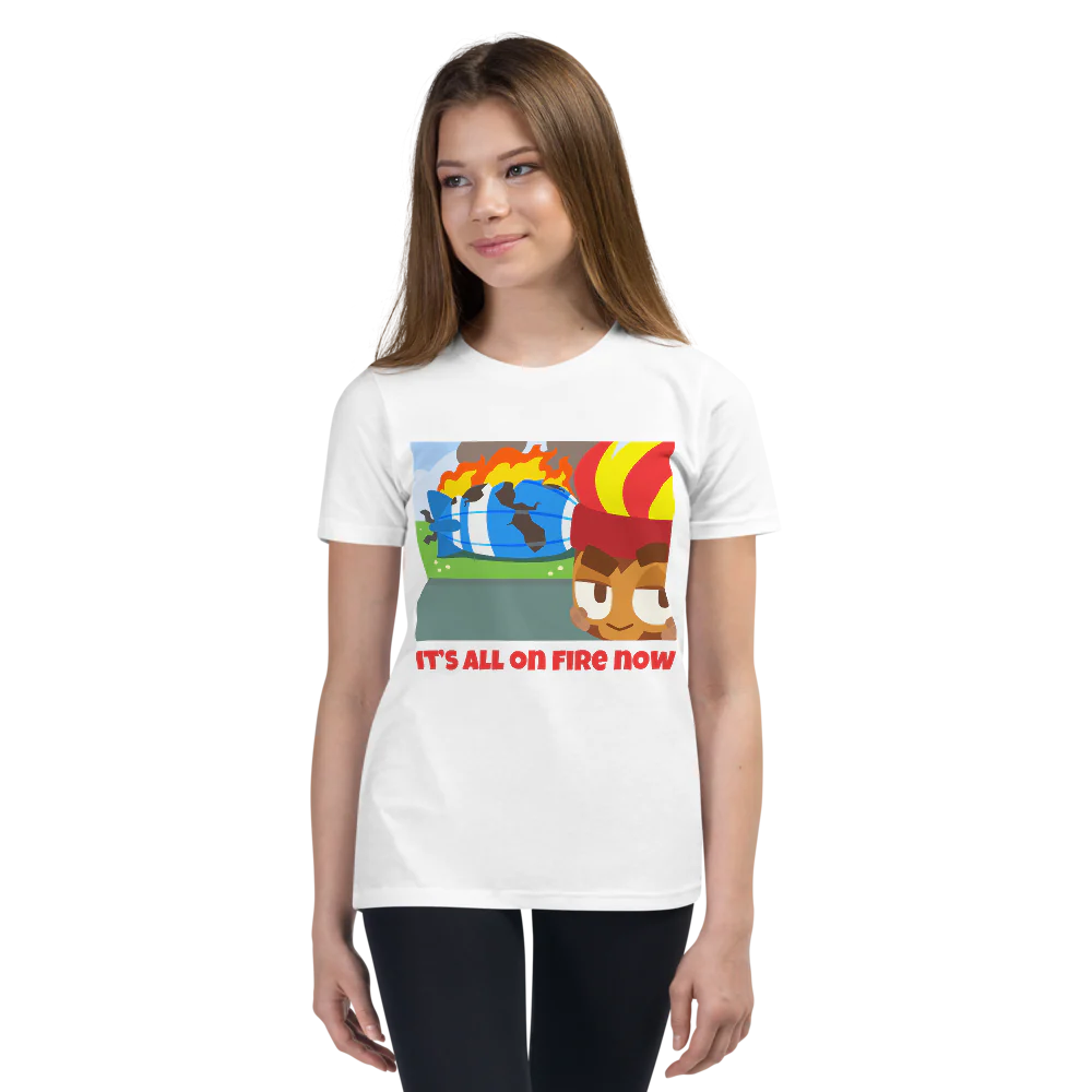 It's All On Fire Now Shirt (Youth) - Image 3