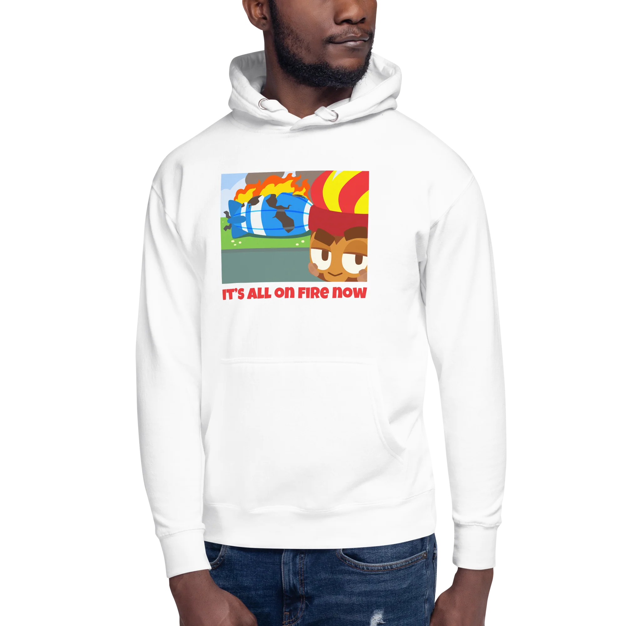It's All On Fire Now Hoodie (Unisex) - Image 4