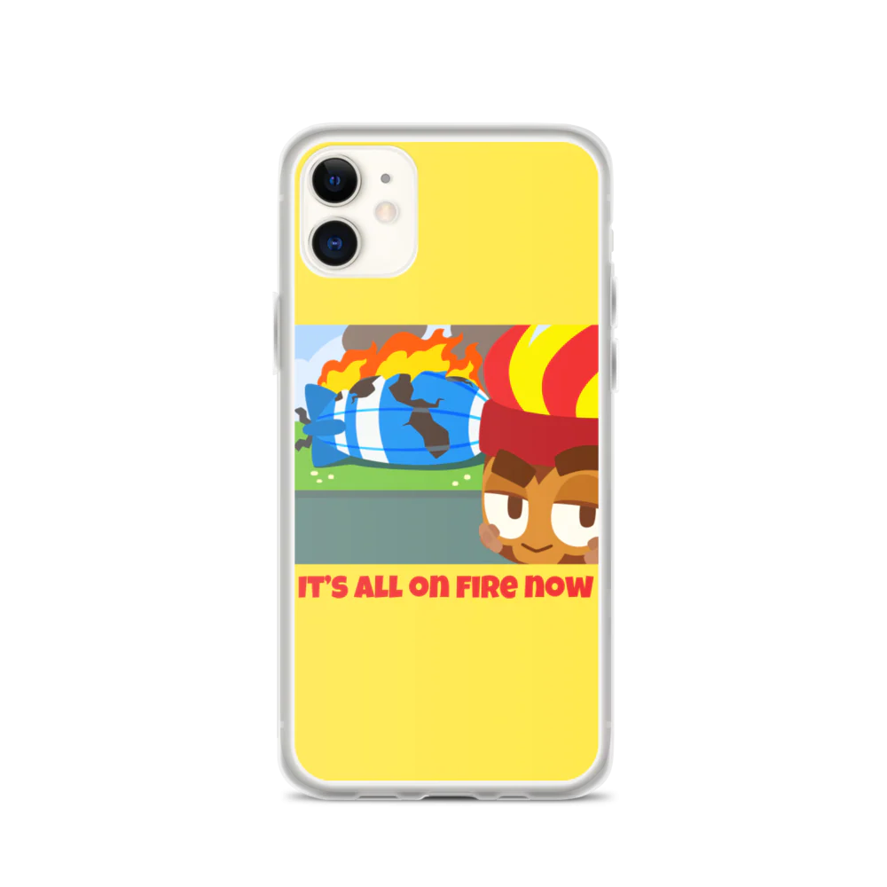 It's All On Fire Now iPhone Case - Image 3