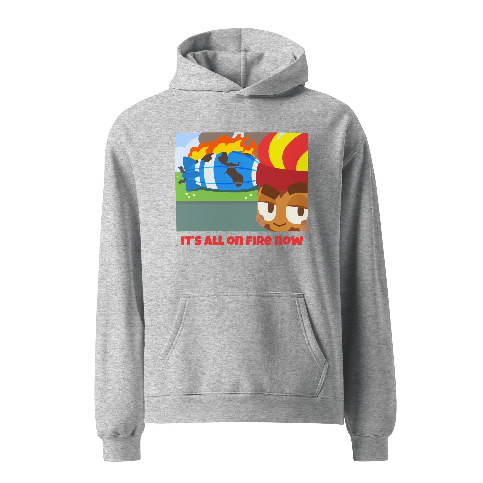 It's All On Fire Now Premium Oversized Hoodie (Unisex) - Image 12