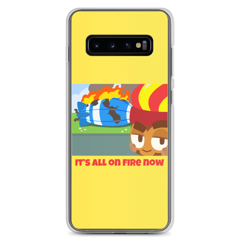 It's All On Fire Now Samsung Case - Image 3