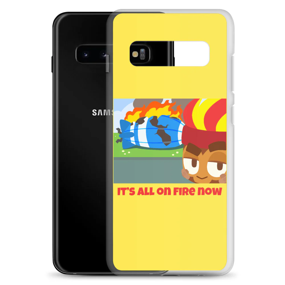 It's All On Fire Now Samsung Case - Image 4