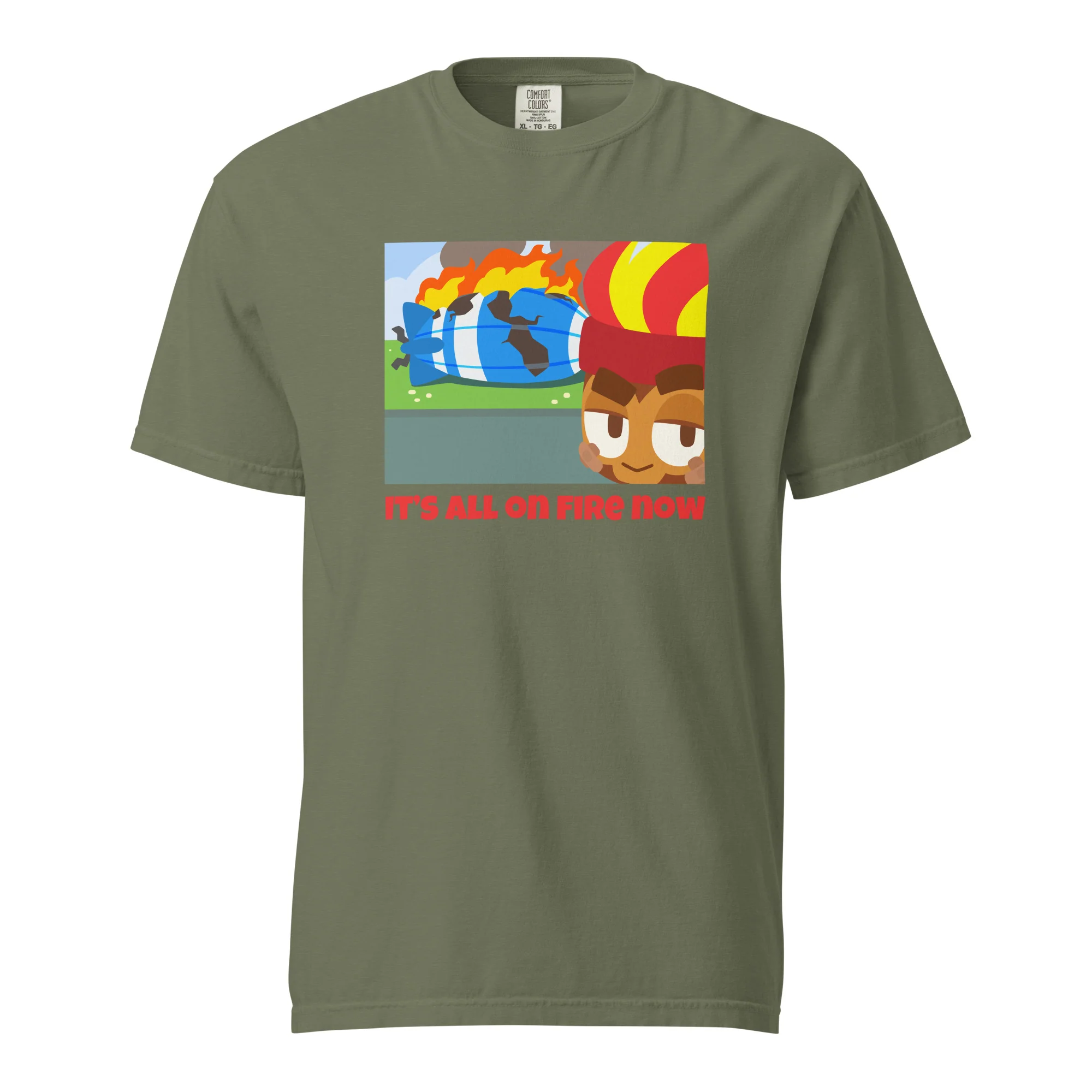 It's All On Fire Now Standard Issue Shirt (Unisex) - Image 10