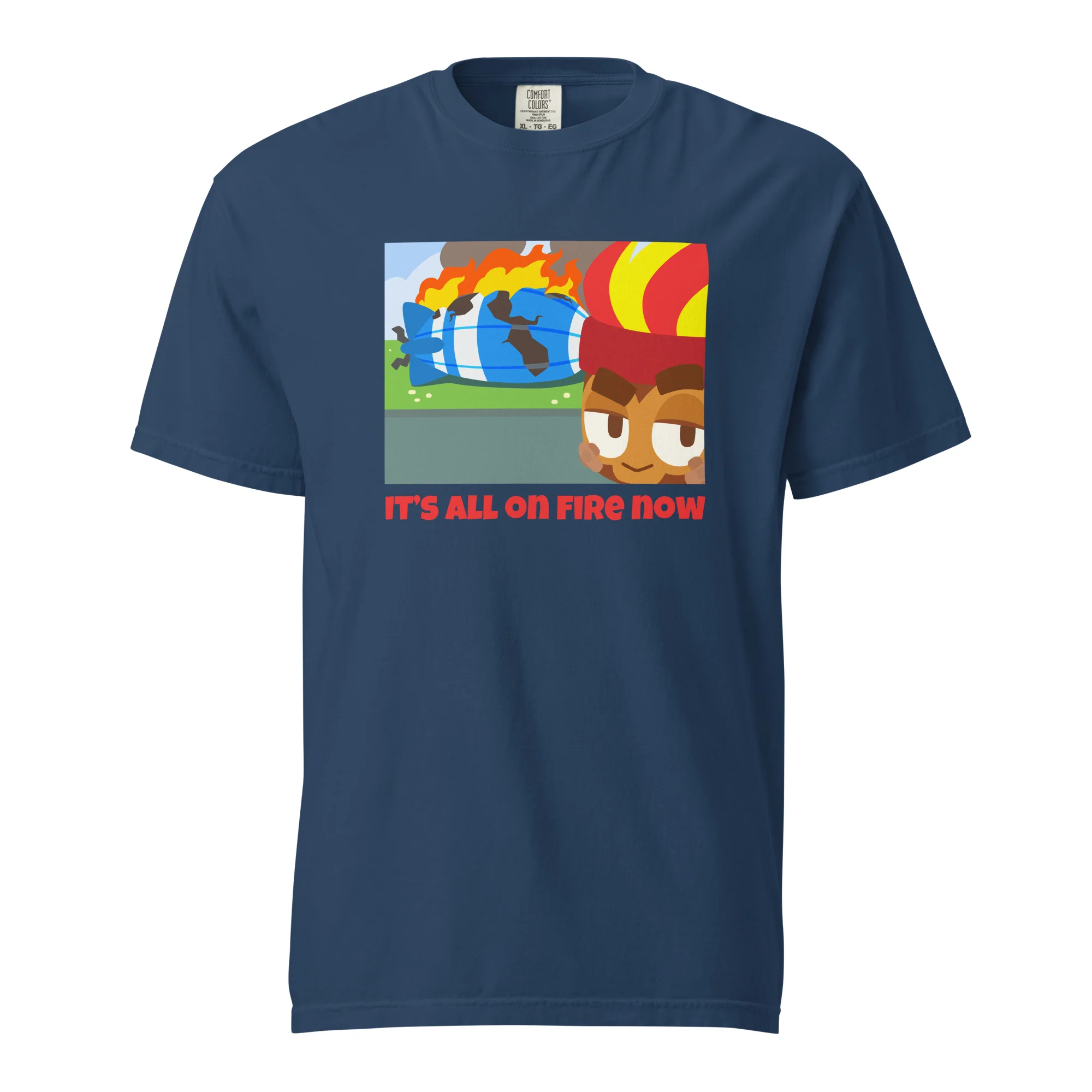 It's All On Fire Now Standard Issue Shirt (Unisex) - Image 6