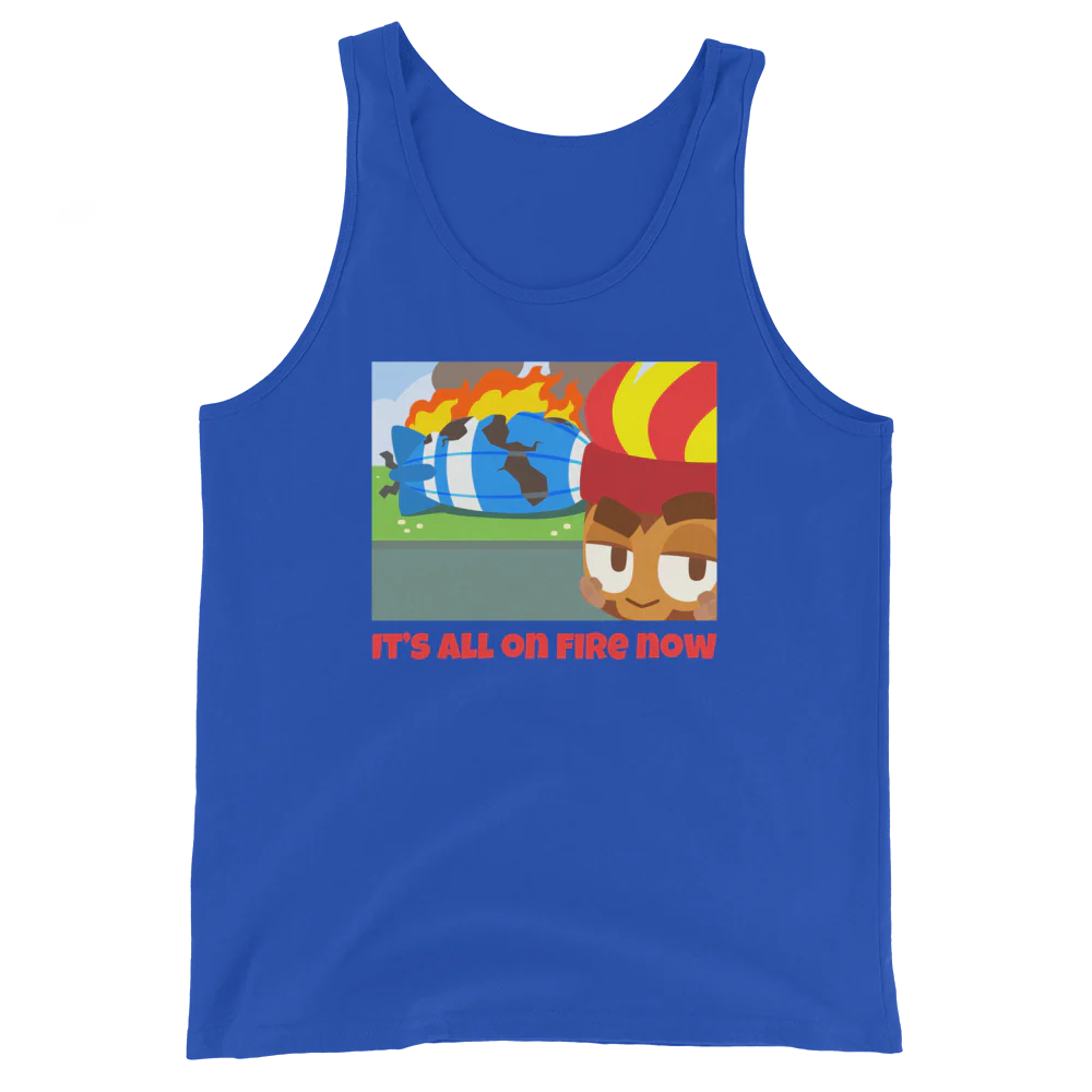 It's All On Fire Now Tank Top (Unisex) - Image 5