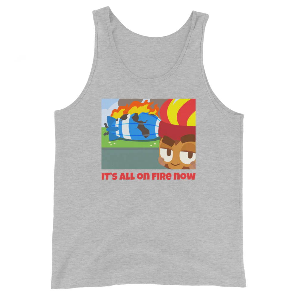 It's All On Fire Now Tank Top (Unisex) - Image 6