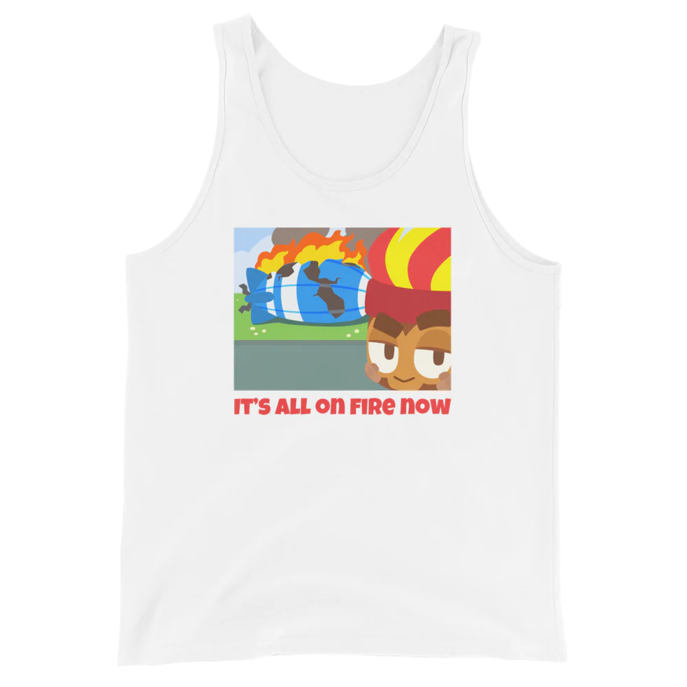 It's All On Fire Now Tank Top (Unisex) - Image 7