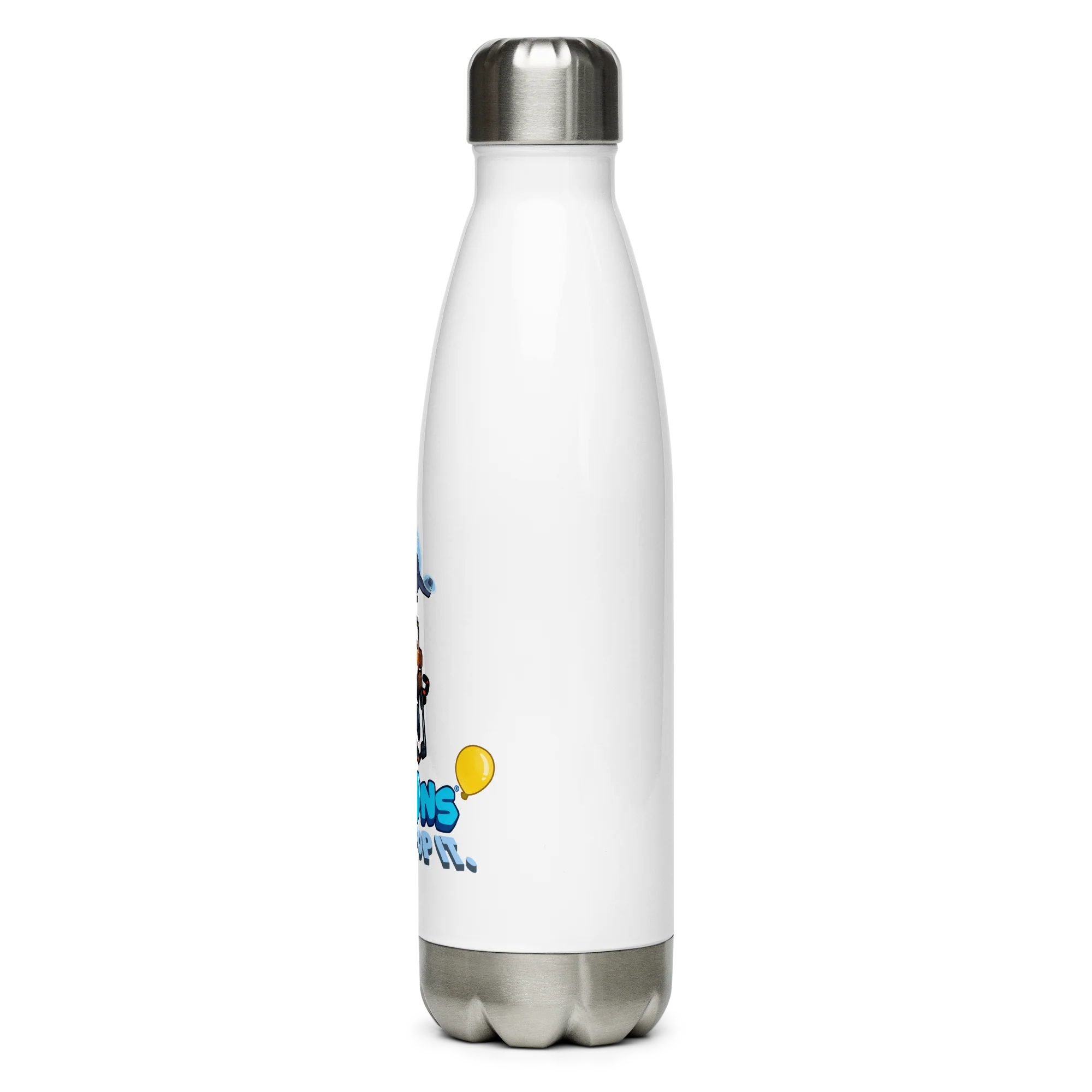 Just Pop It Stainless Steel Water Bottle - Image 3