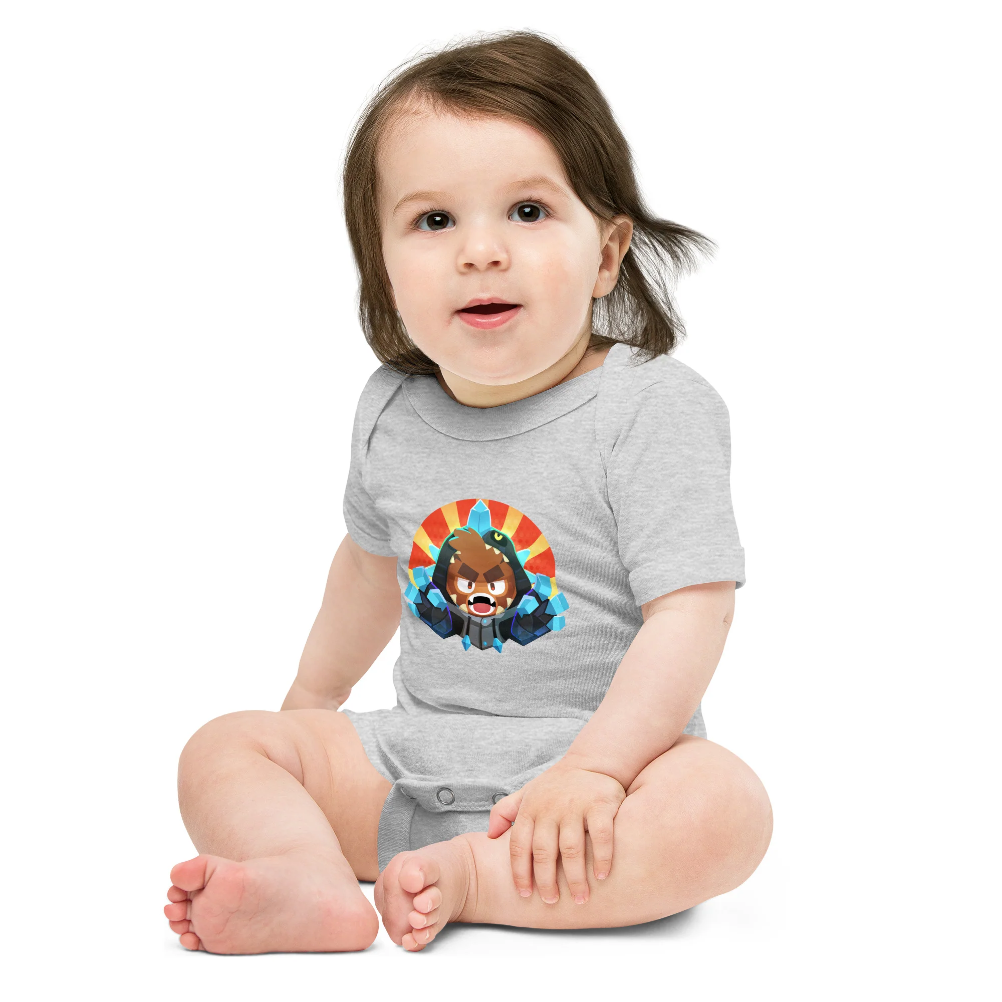 Kaiju Pat Onesie Baby Bodysuit - Image 2
