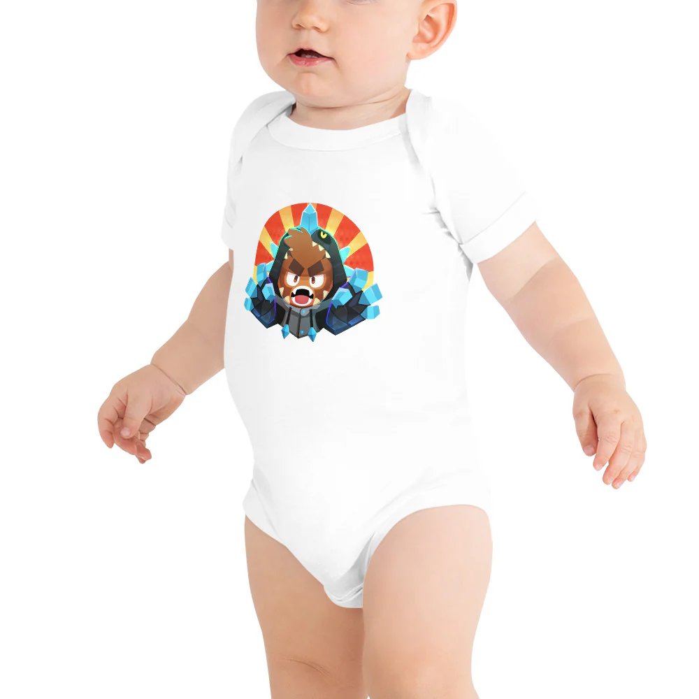 Kaiju Pat Onesie Baby Bodysuit - Image 3