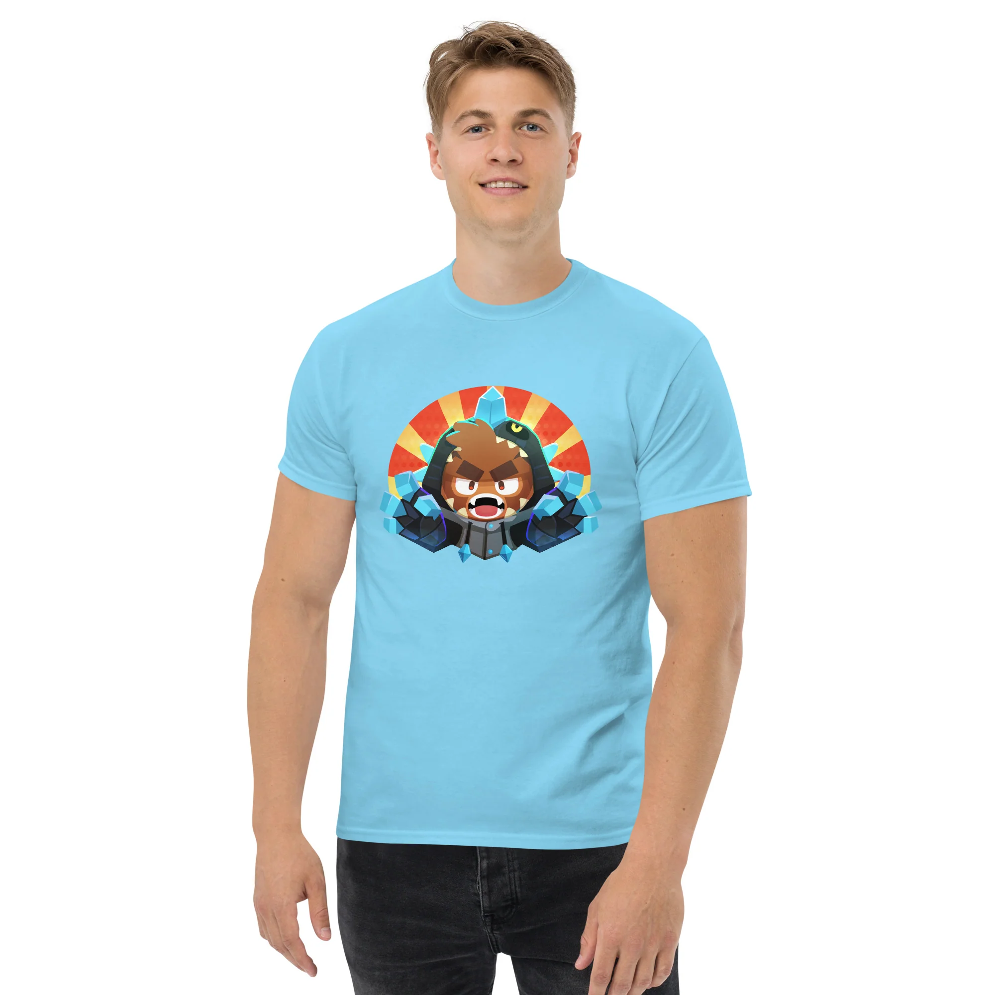 Kaiju Pat Onesie Classic Shirt (Men's - Gildan) - Image 3