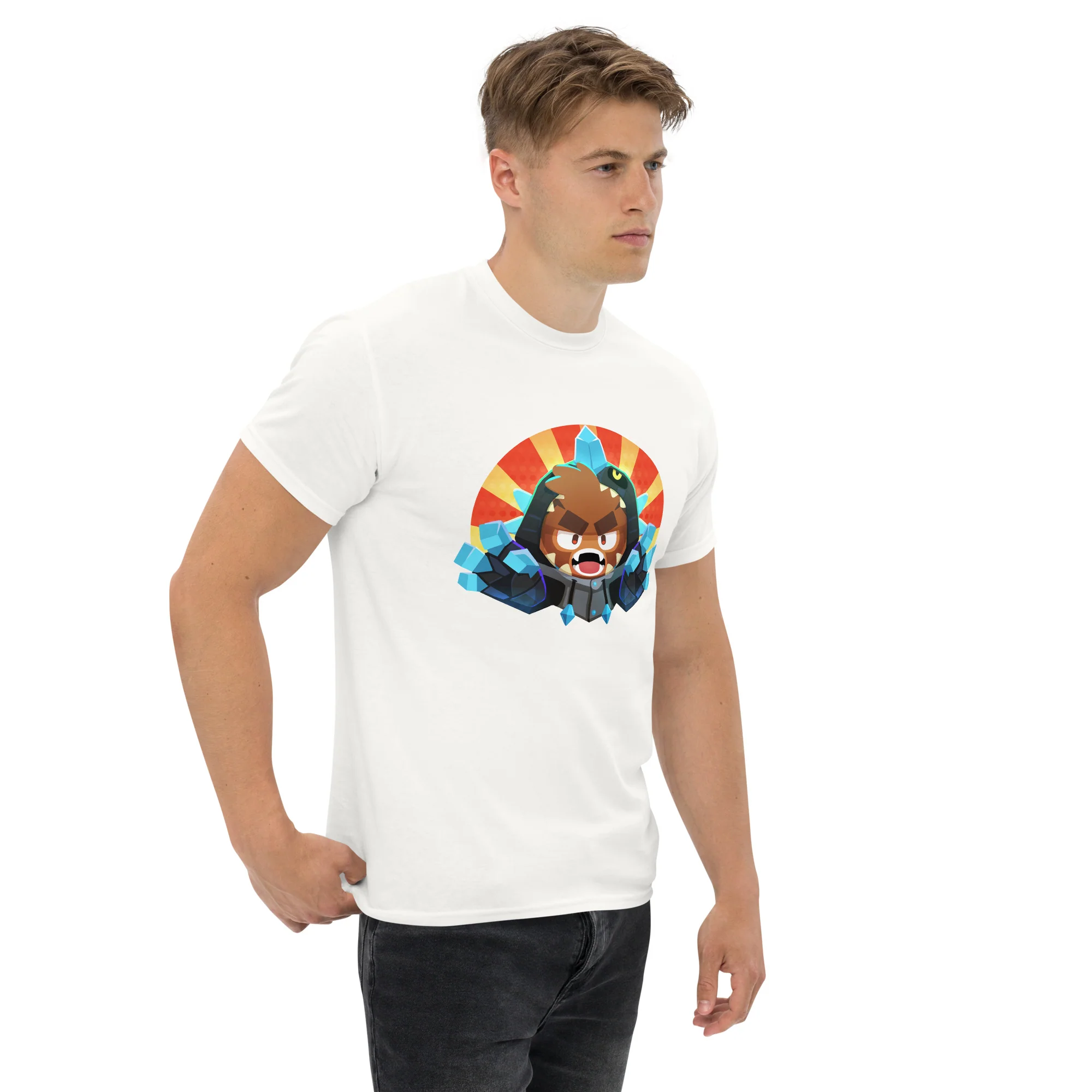 Kaiju Pat Onesie Classic Shirt (Men's - Gildan) - Image 5