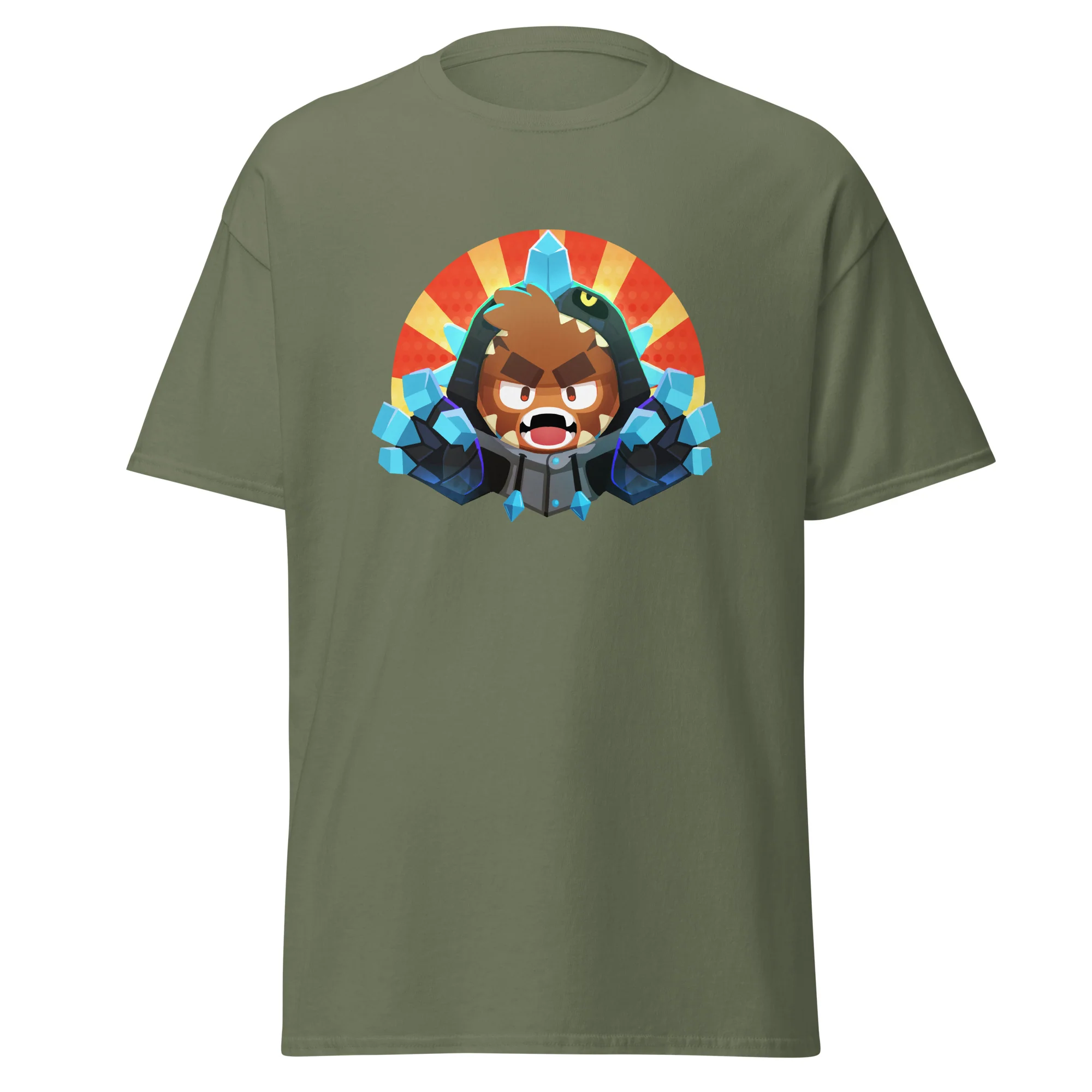 Kaiju Pat Onesie Classic Shirt (Men's - Gildan) - Image 9