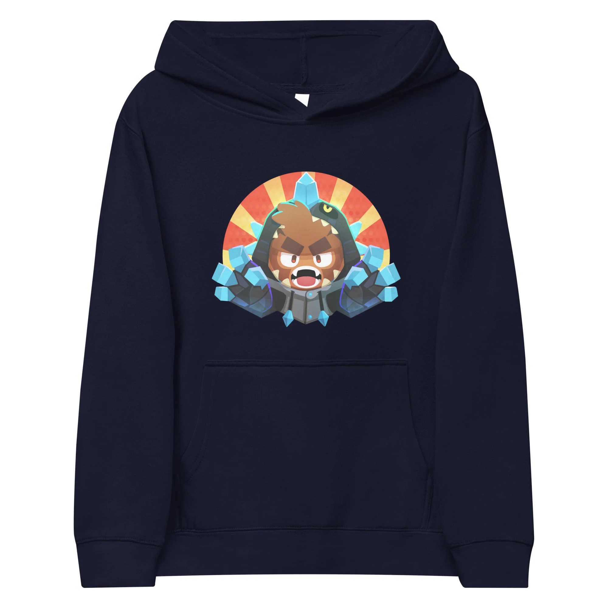 Kaiju Pat Onesie Fleece Hoodie (Kids/Youth) - Image 3