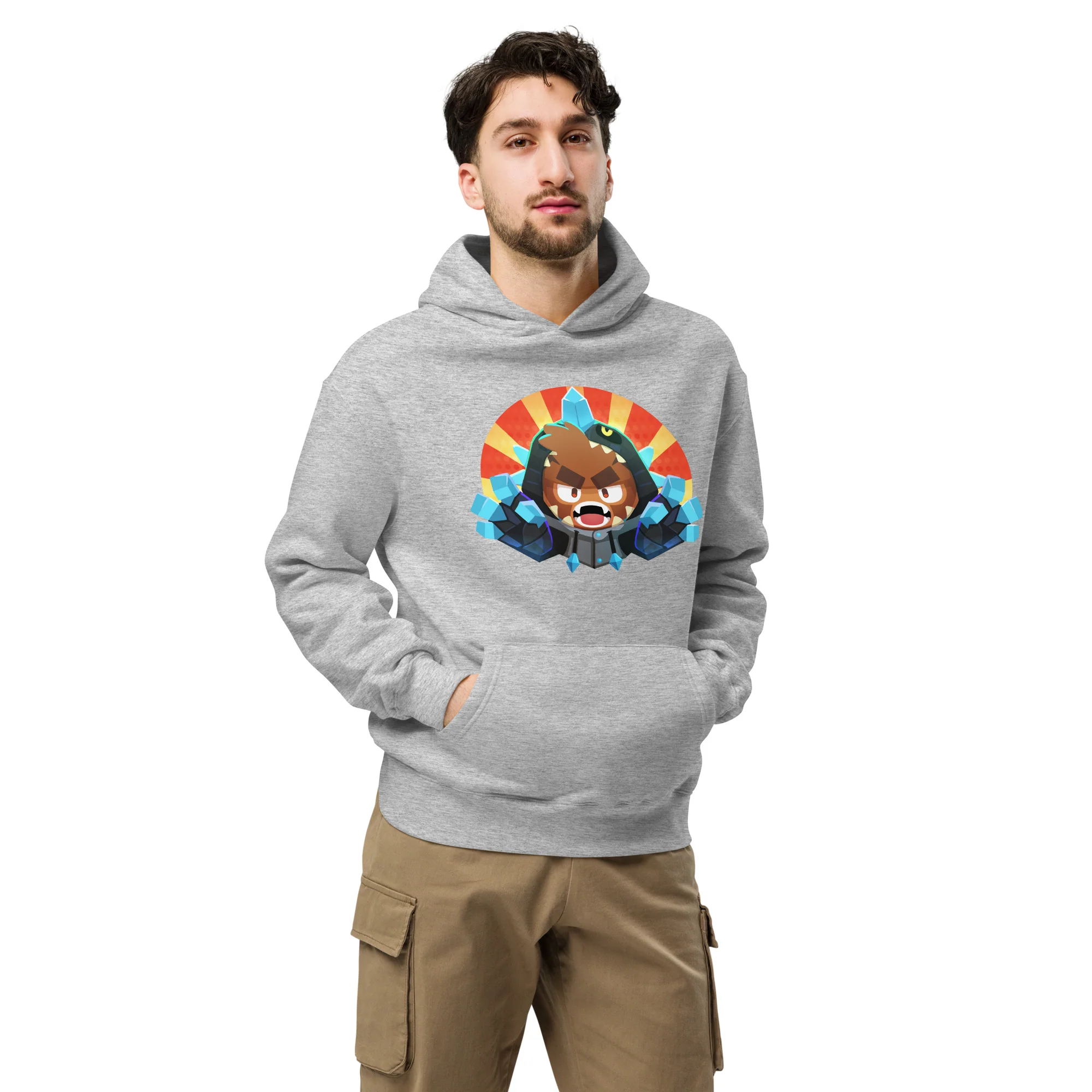 Kaiju Pat Onesie Premium Oversized Hoodie (Unisex) - Image 3