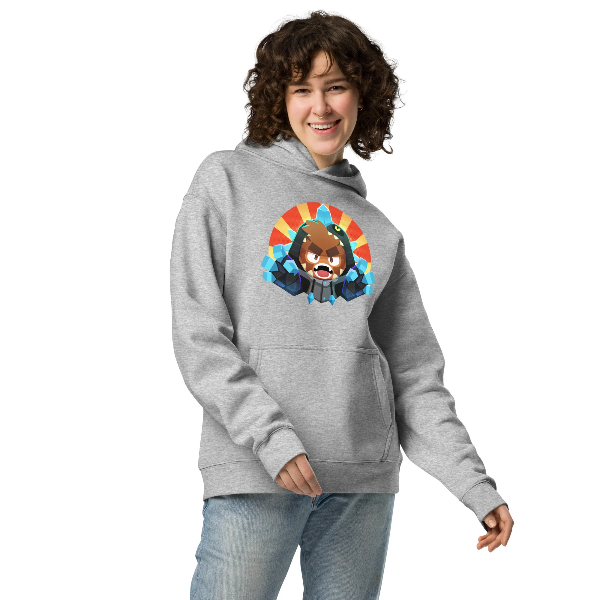 Kaiju Pat Onesie Premium Oversized Hoodie (Unisex) - Image 4