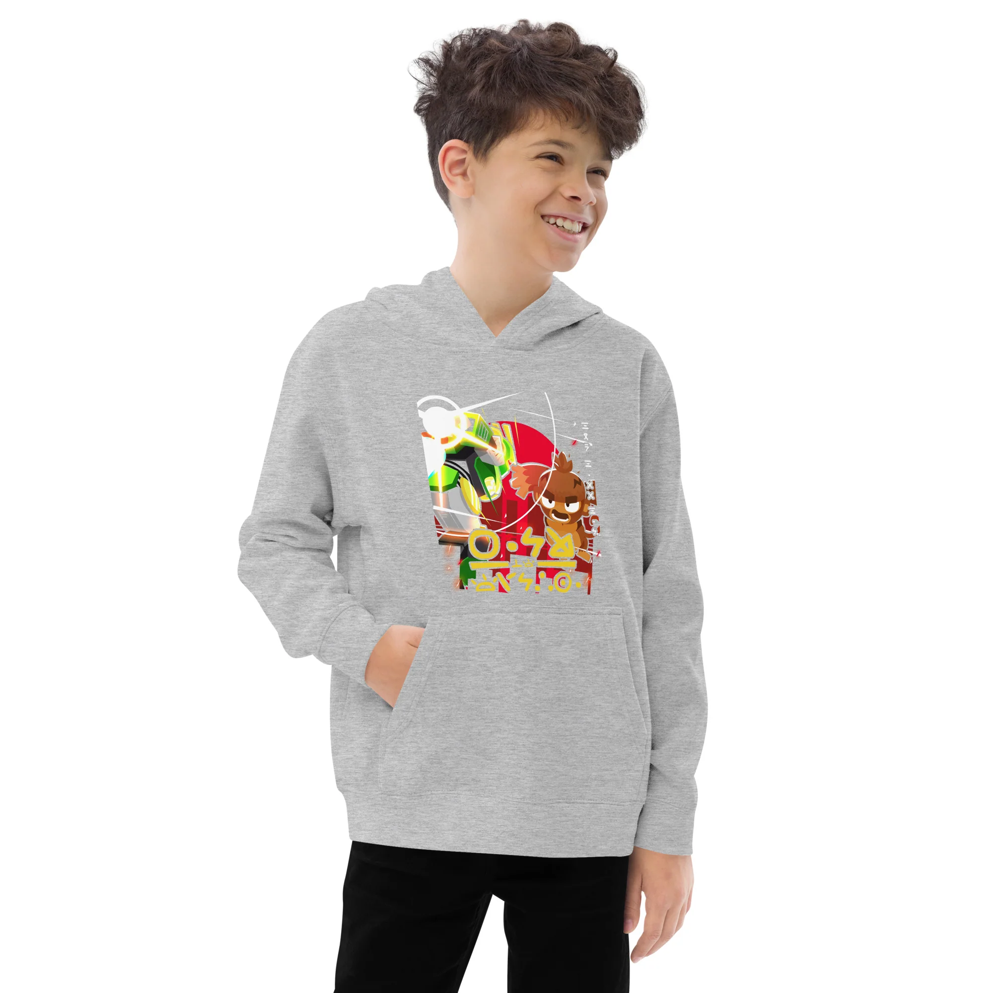 King Vs Sentai Fleece Hoodie (Kids/Youth) - Image 11