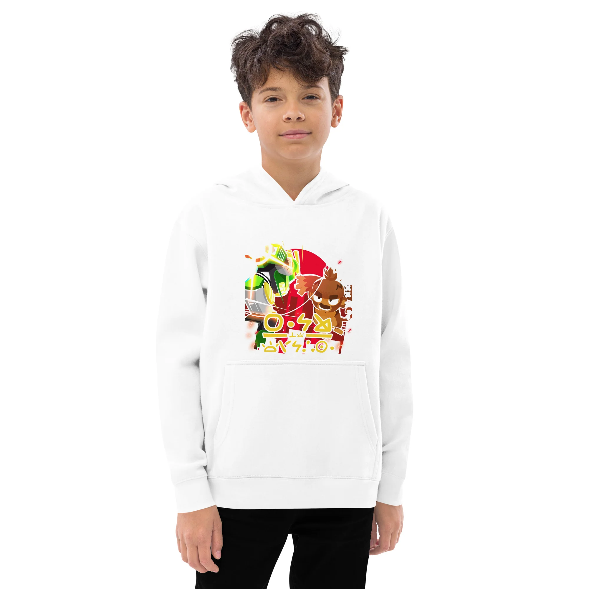 King Vs Sentai Fleece Hoodie (Kids/Youth) - Image 13