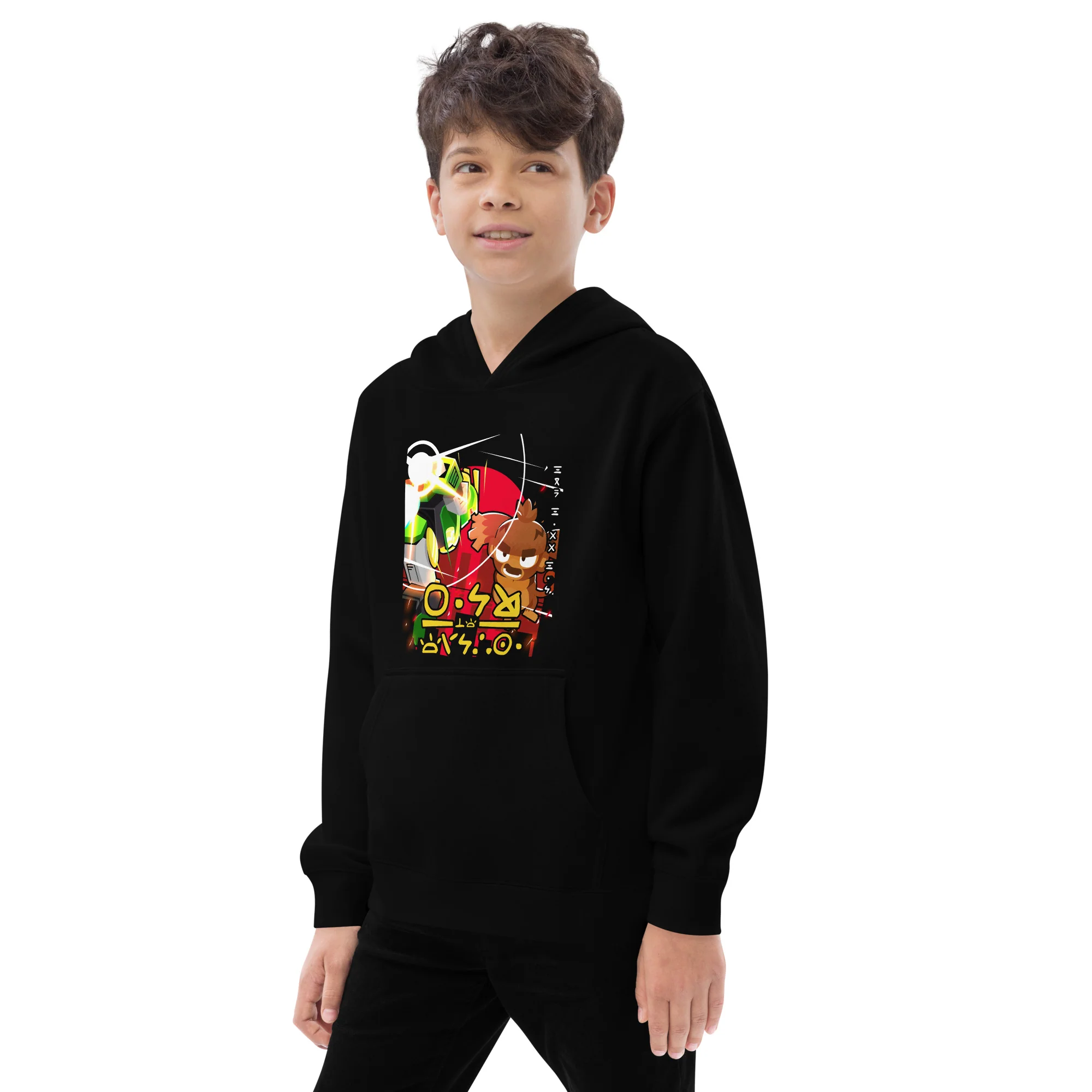 King Vs Sentai Fleece Hoodie (Kids/Youth) - Image 7