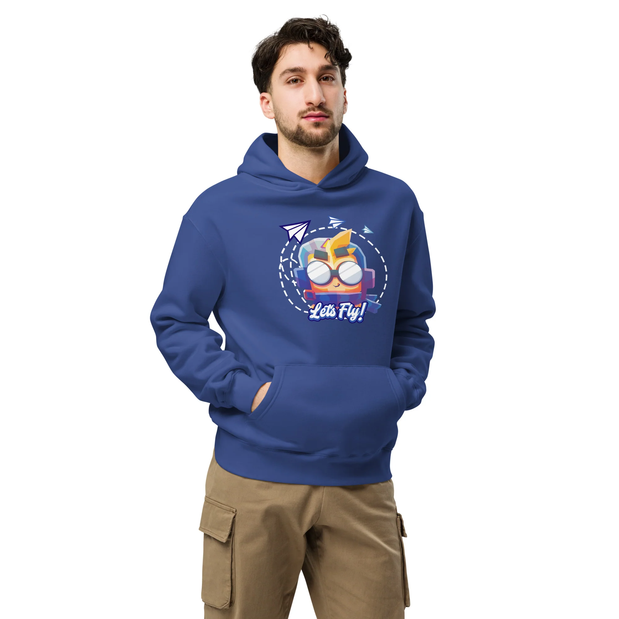Let's Fly Premium Oversized Hoodie (Unisex) - Image 3