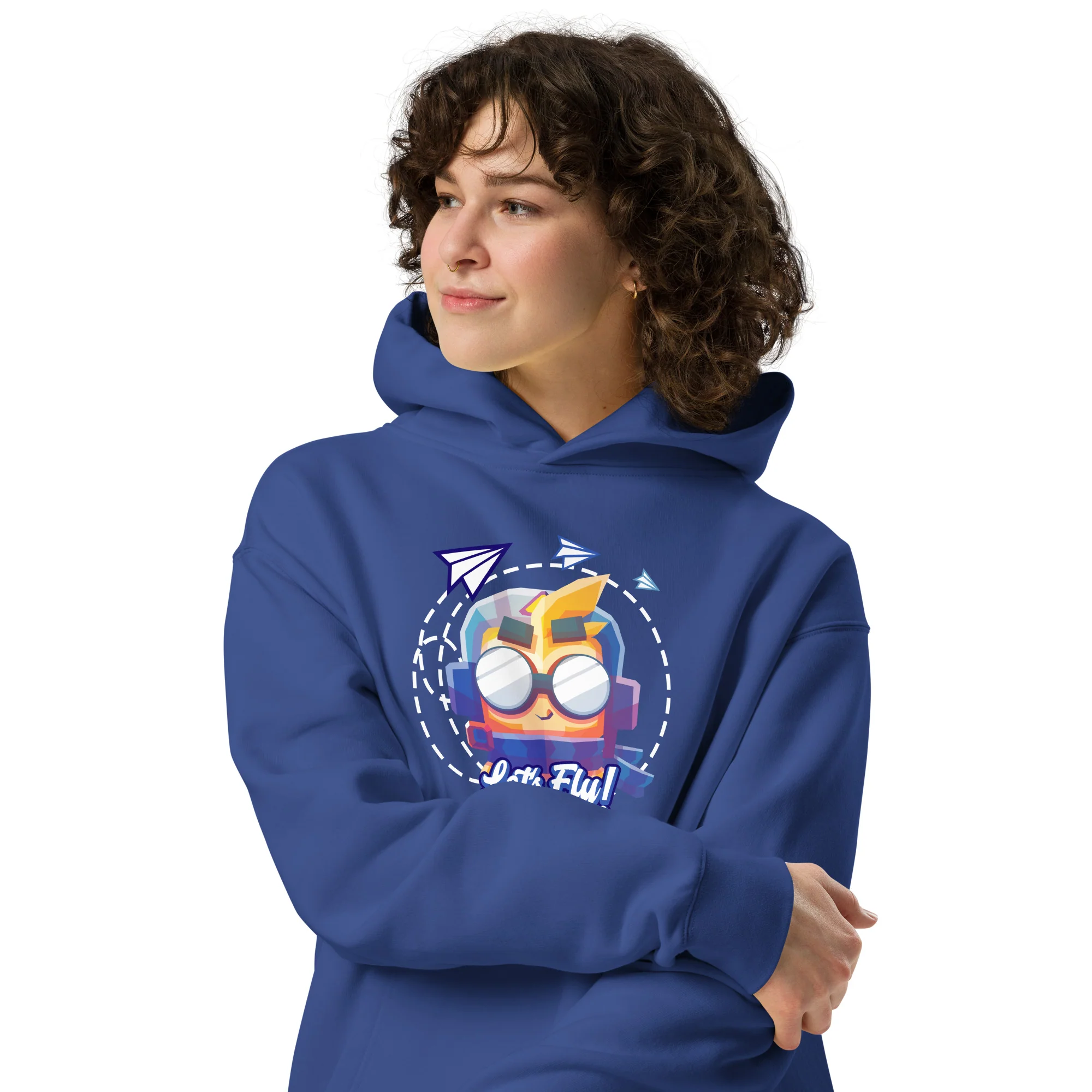 Let's Fly Premium Oversized Hoodie (Unisex) - Image 4