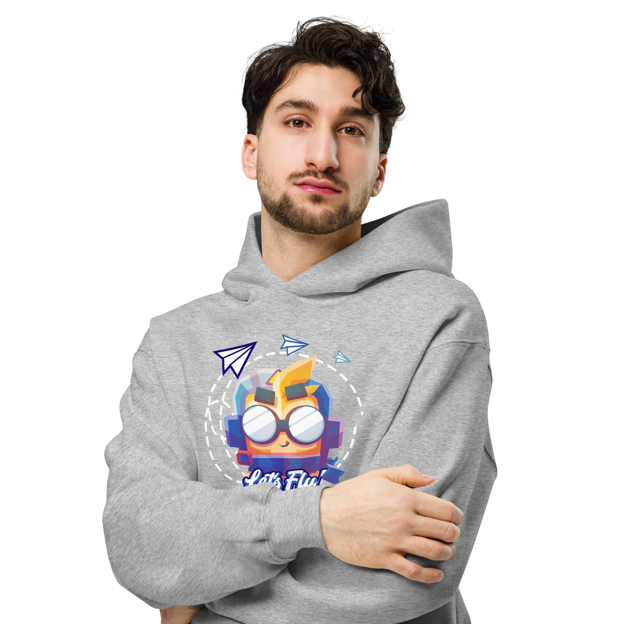 Let's Fly Premium Oversized Hoodie (Unisex) - Image 6