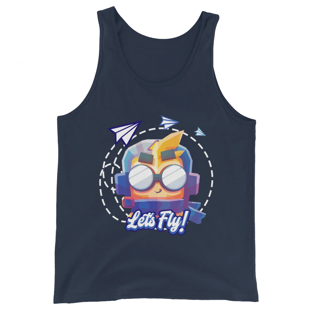 Let's Fly Tank Top (Unisex) - Image 4